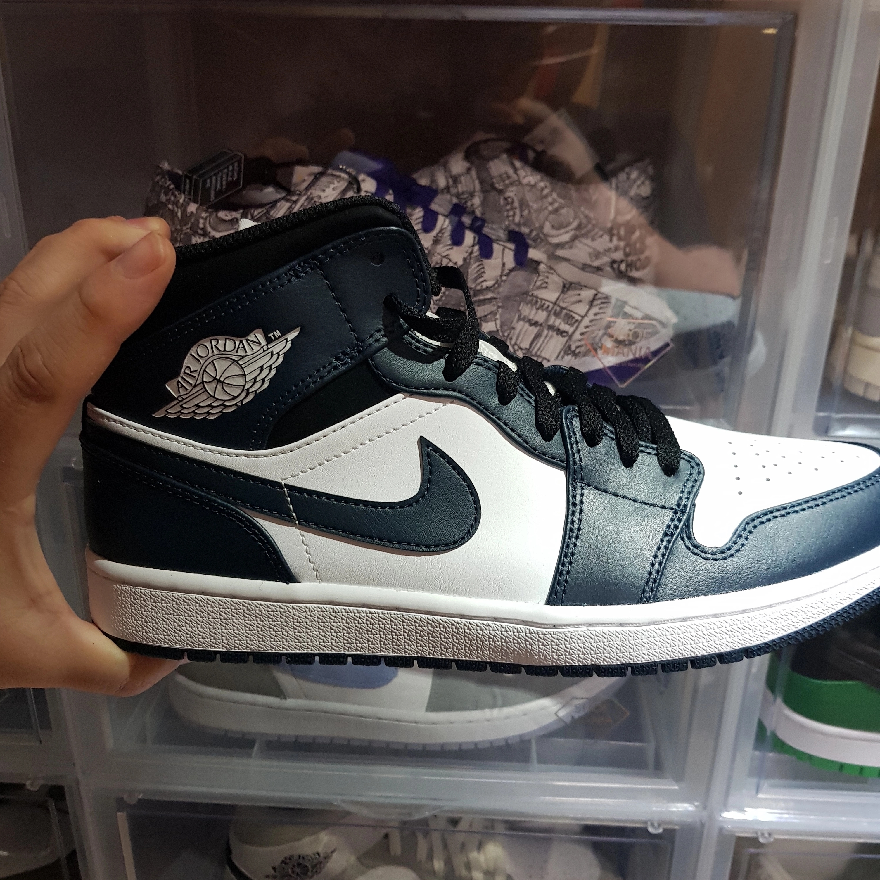 Jordan 1 Mid Dark Teal 착용 스타일