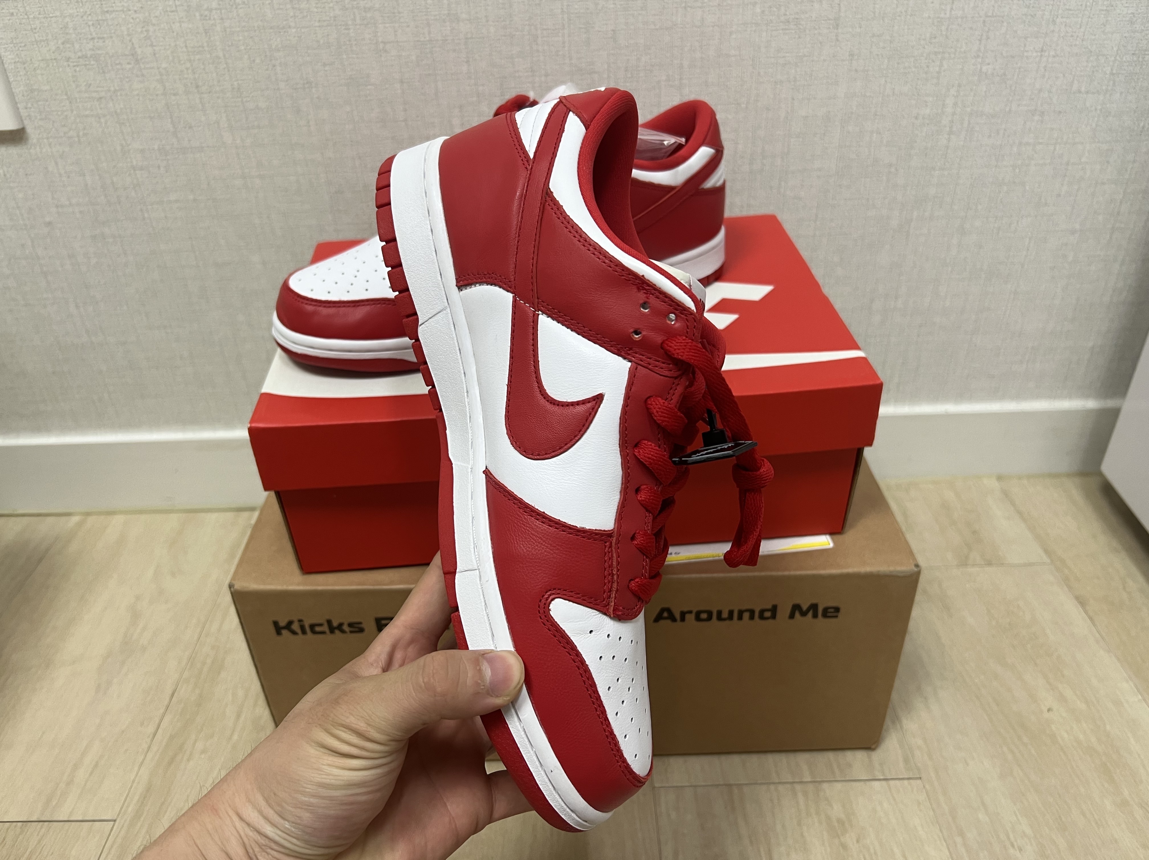 Nike Dunk Low SP University Red 2020 착용 스타일 - 2