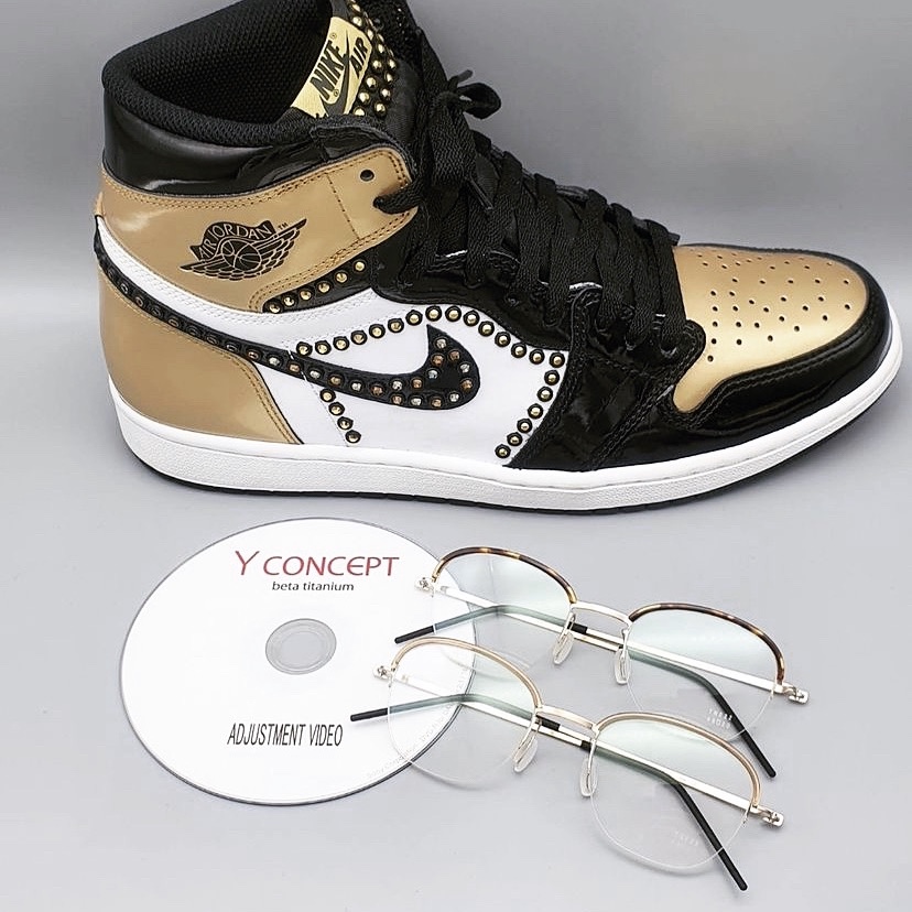 Jordan 1 Retro High NRG Patent Gold Toe 착용 스타일