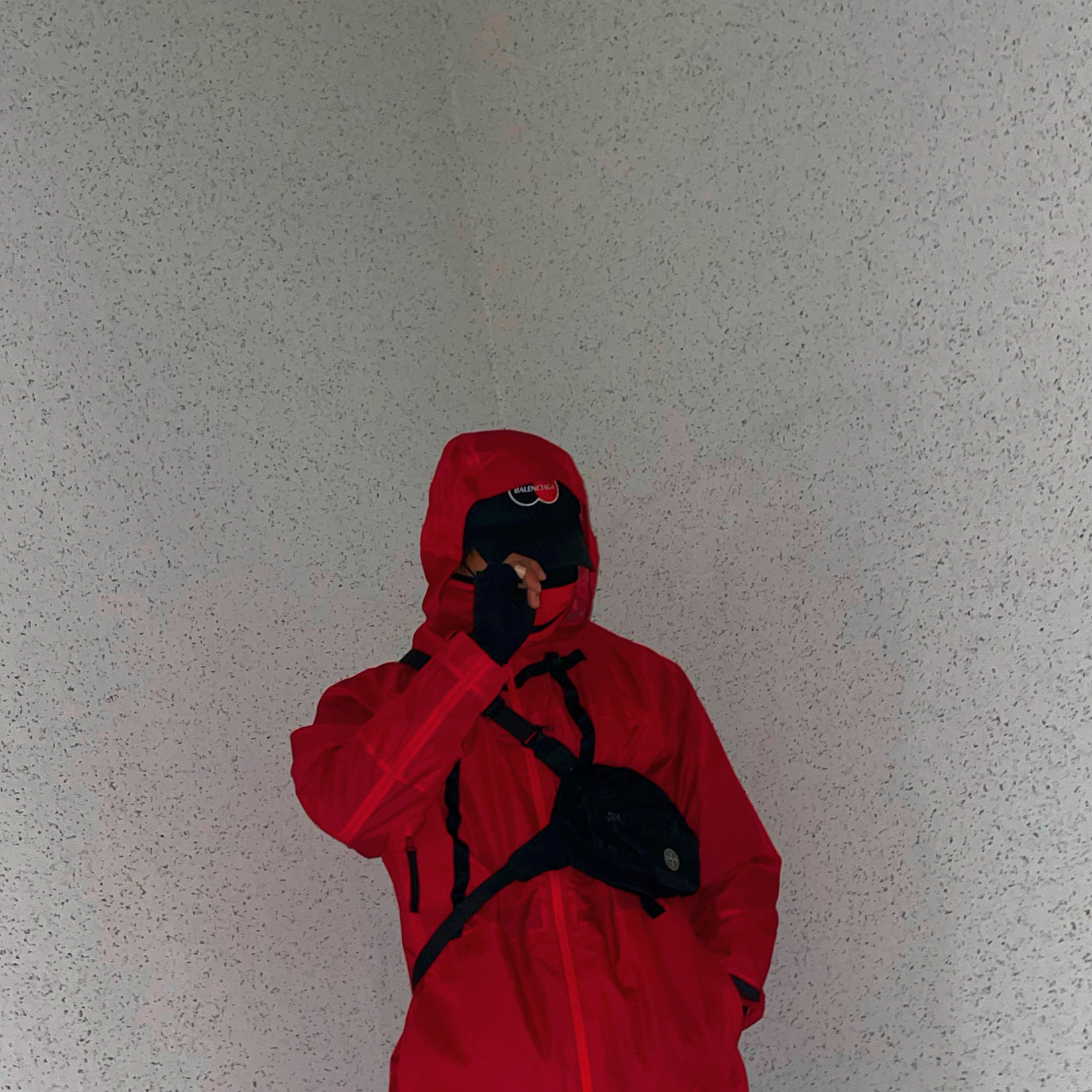 Nike x Matthew M Williams NRG SE Jacket University Red 착용 스타일