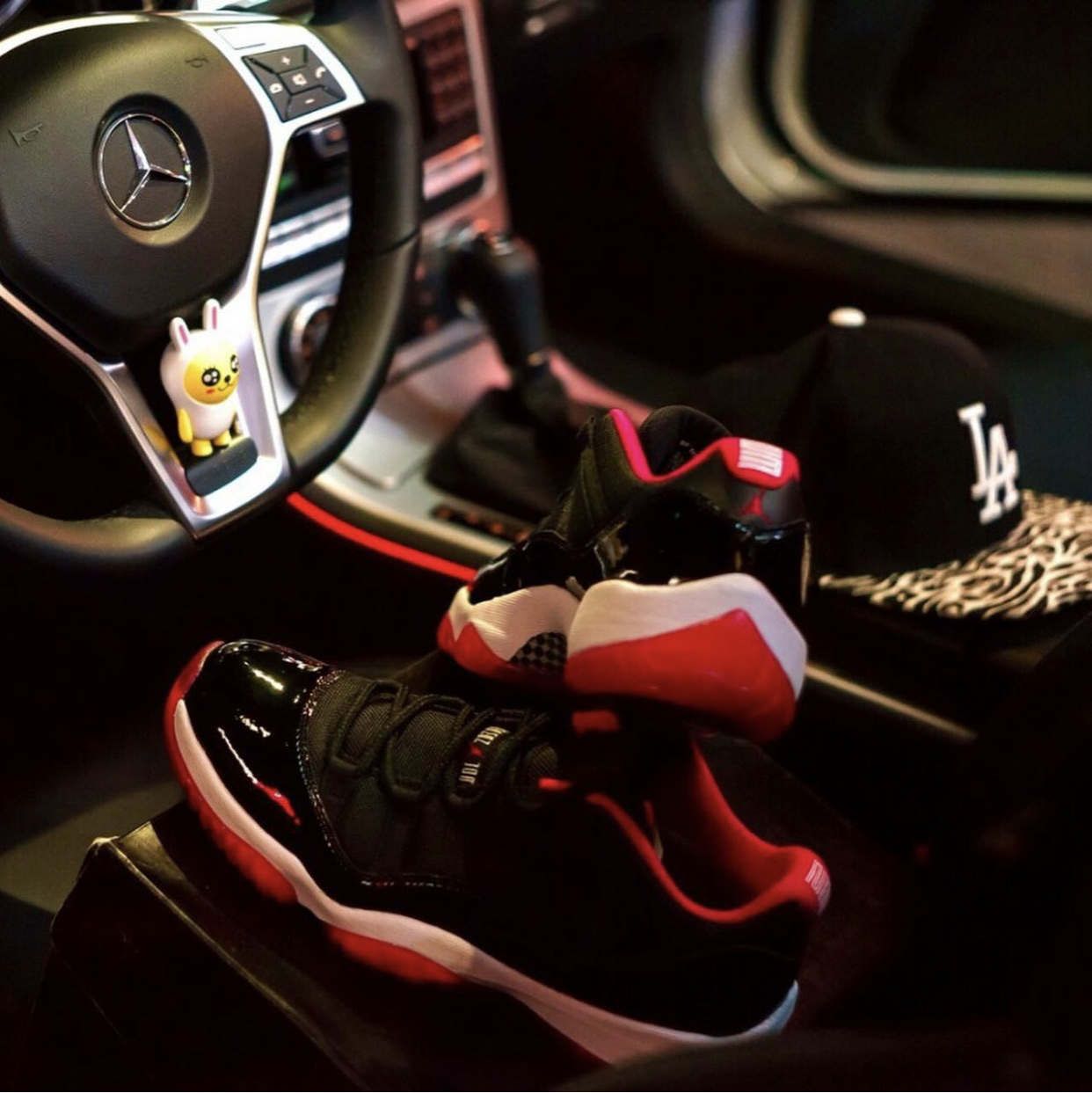 Jordan 11 Retro Low Bred 착용 스타일 - 1