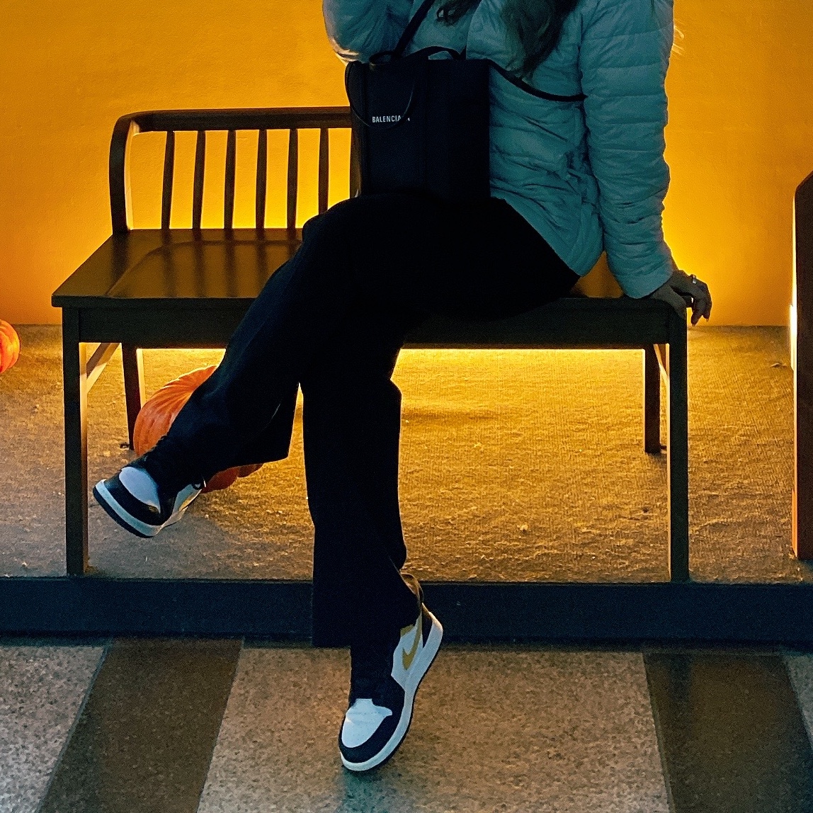(GS) Jordan 1 Mid Pollen 착용 스타일 - 3