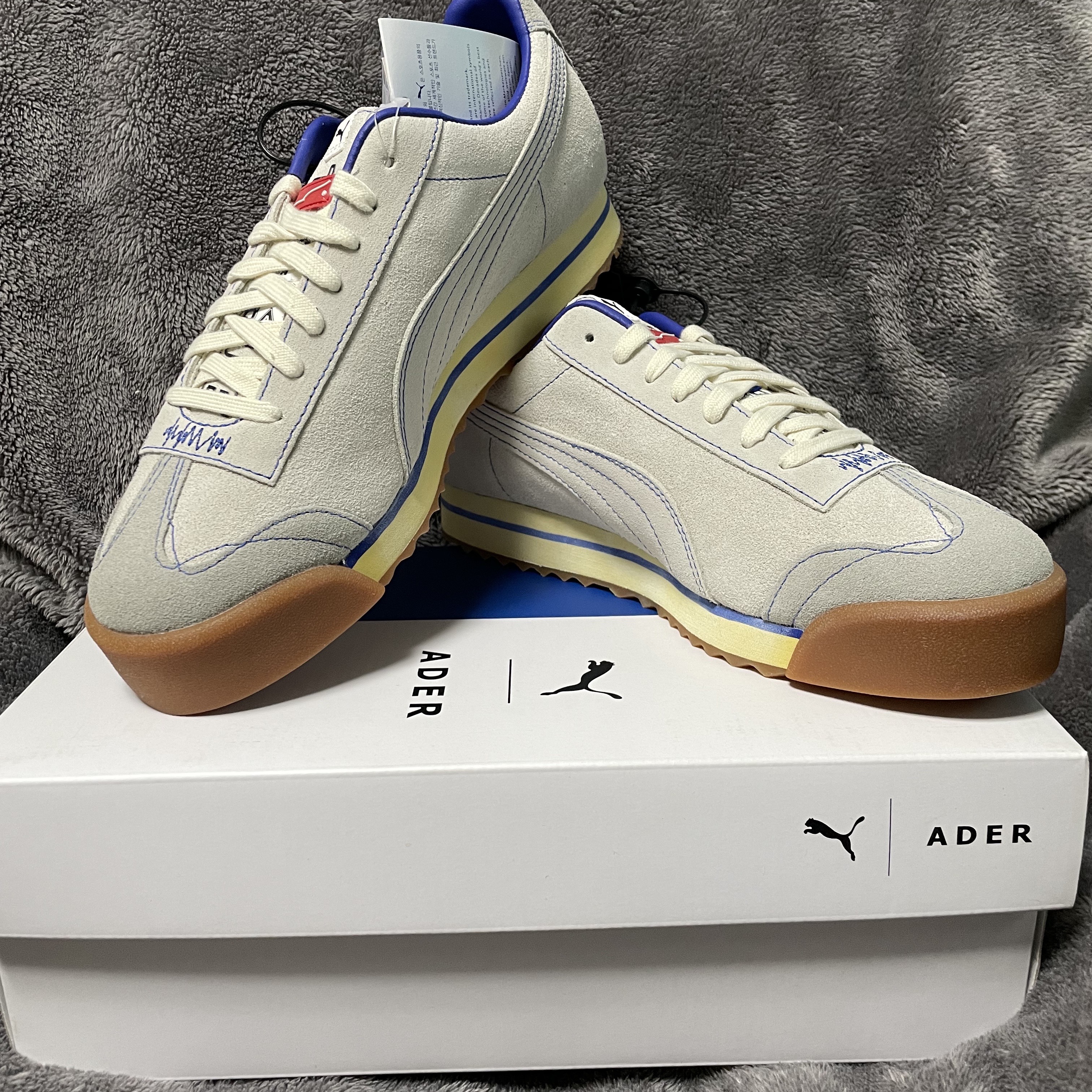 Puma x Ader Error Roma Whisper White 착용 스타일 - 1