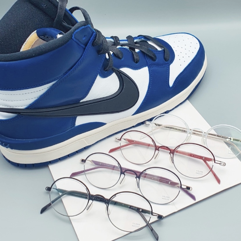 Nike x Ambush Dunk High Deep Royal Blue, Nike x Ambush Dunk High Black 착용 스타일