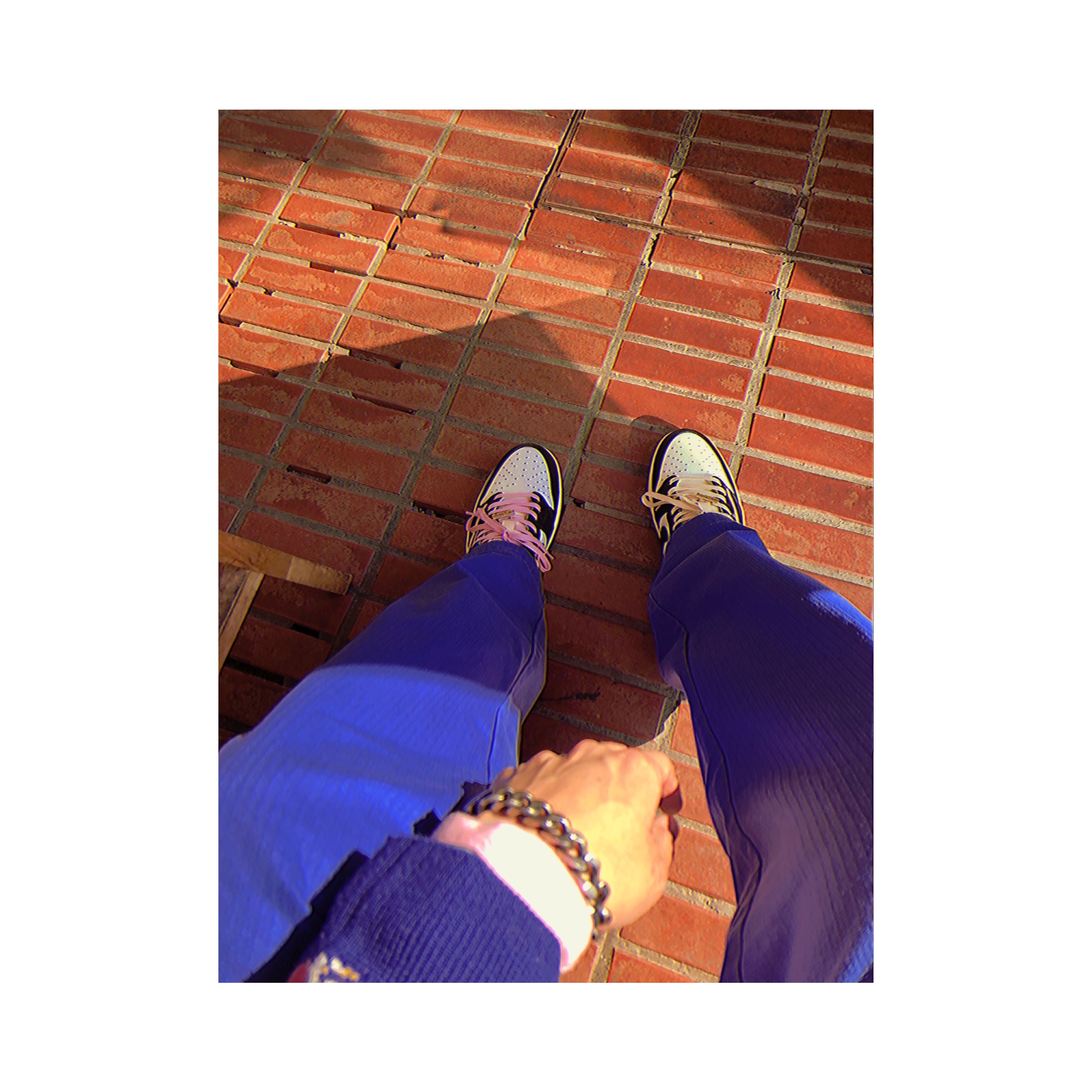 Jordan 1 x Travis Scott x Fragment Retro Low OG SP Military Blue 착용 스타일