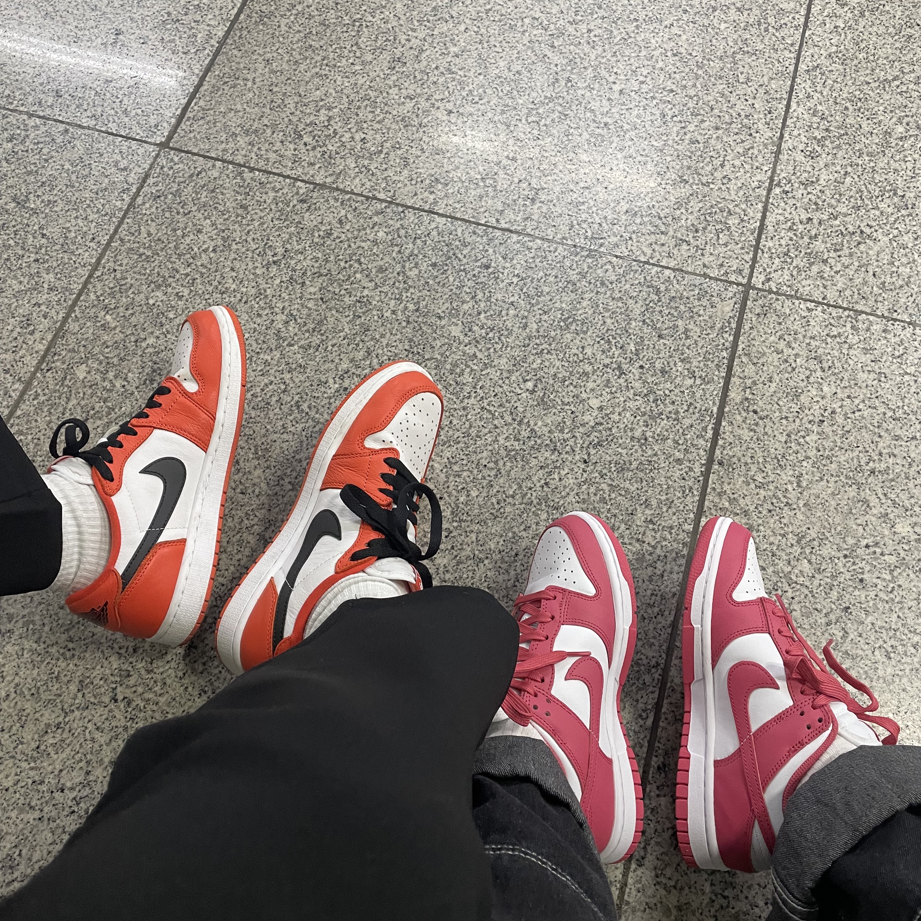 (W) Nike Dunk Low Archeo Pink 착용 스타일 - 3