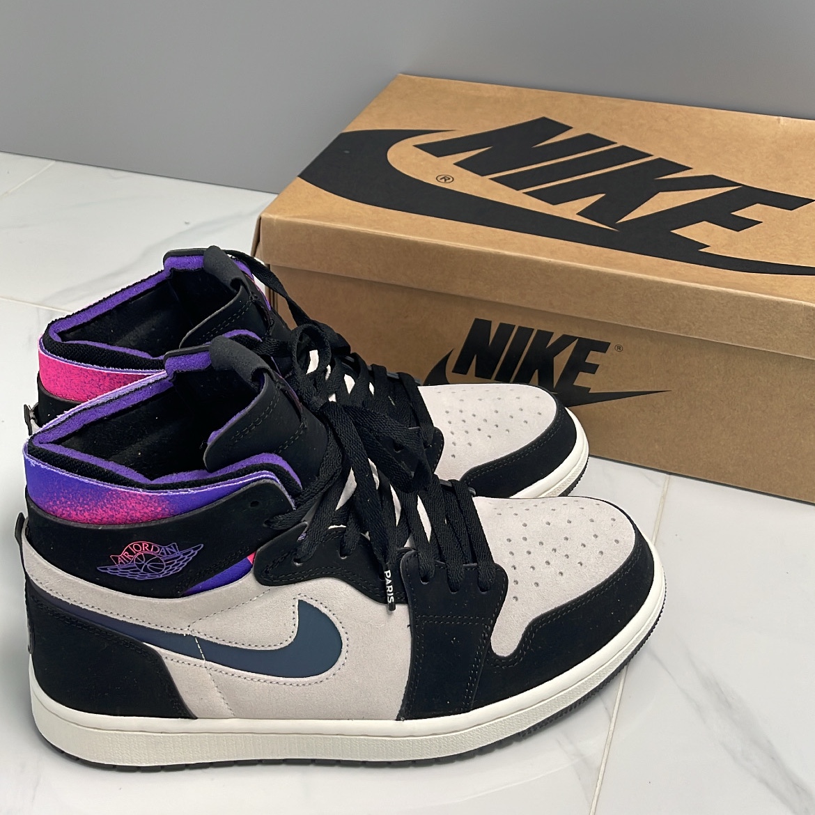 Jordan 1 x Paris Saint-Germain Zoom Air CMFT 착용 스타일 - 2