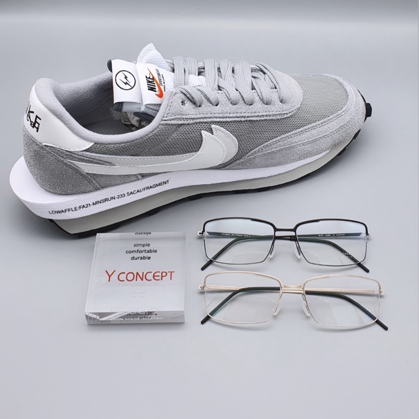 Nike x Sacai x Fragment LDWaffle Light Smoke Grey 착용 스타일