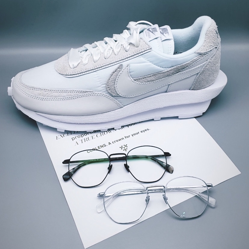 Nike x Sacai LDWaffle White Nylon 착용 스타일