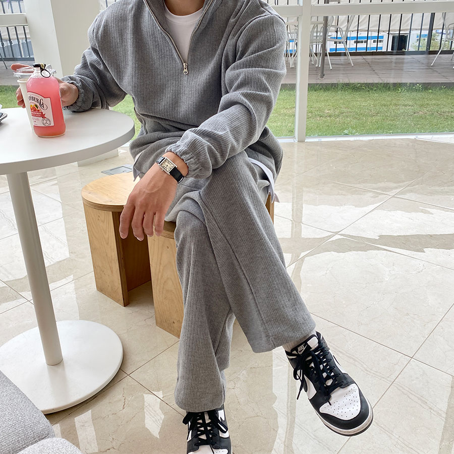 Nike Dunk Low Retro Black, (W) Nike Dunk Low Black 착용 스타일 - 1