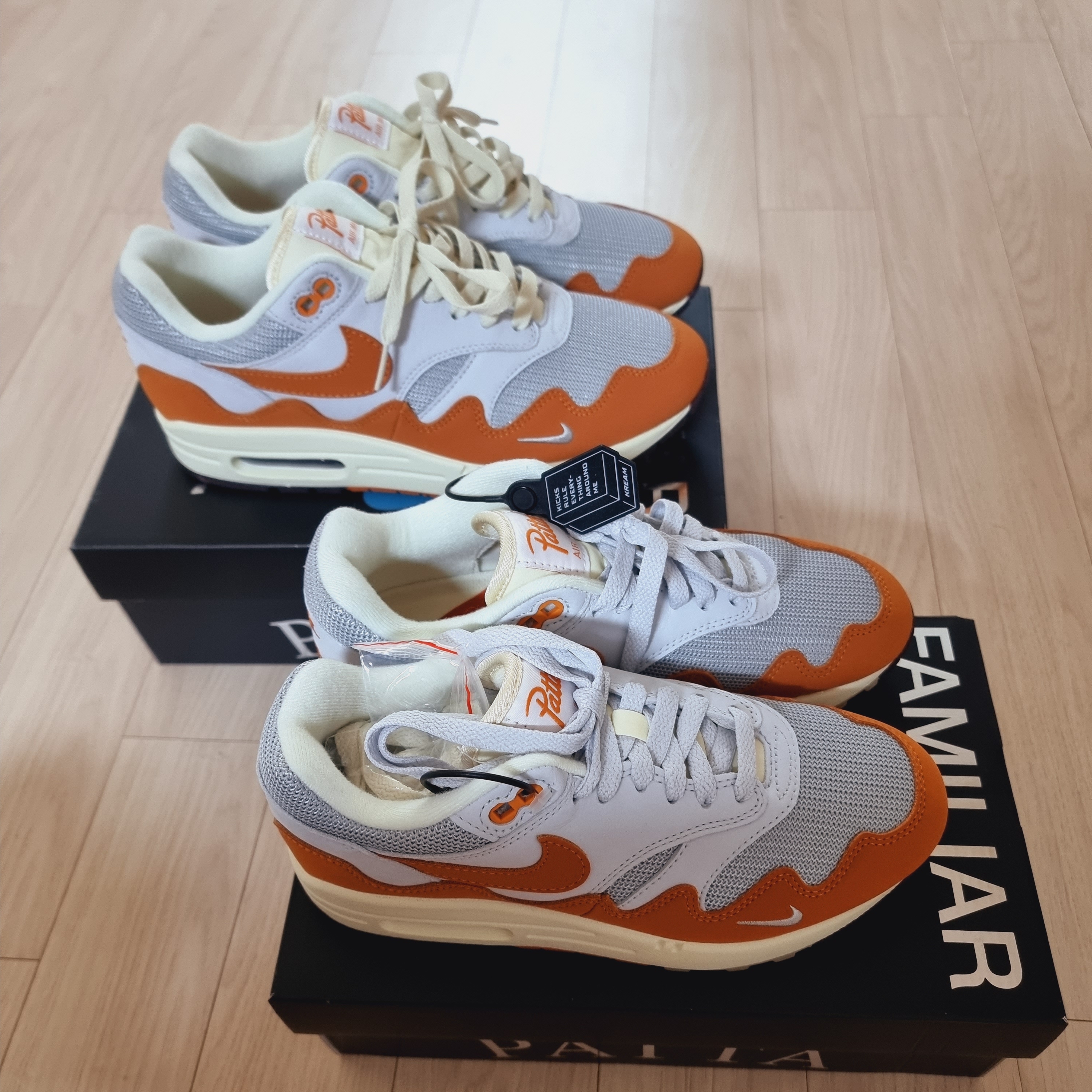 Nike x Patta Air Max 1 Monarch 착용 스타일 - 2