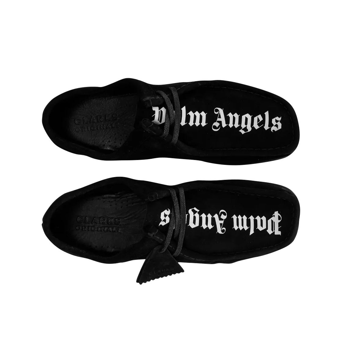 클락스 x 팜 엔젤스 스웨이드 왈라비 블랙(Clarks x Palm Angels Suede Wallabee Black) - 2