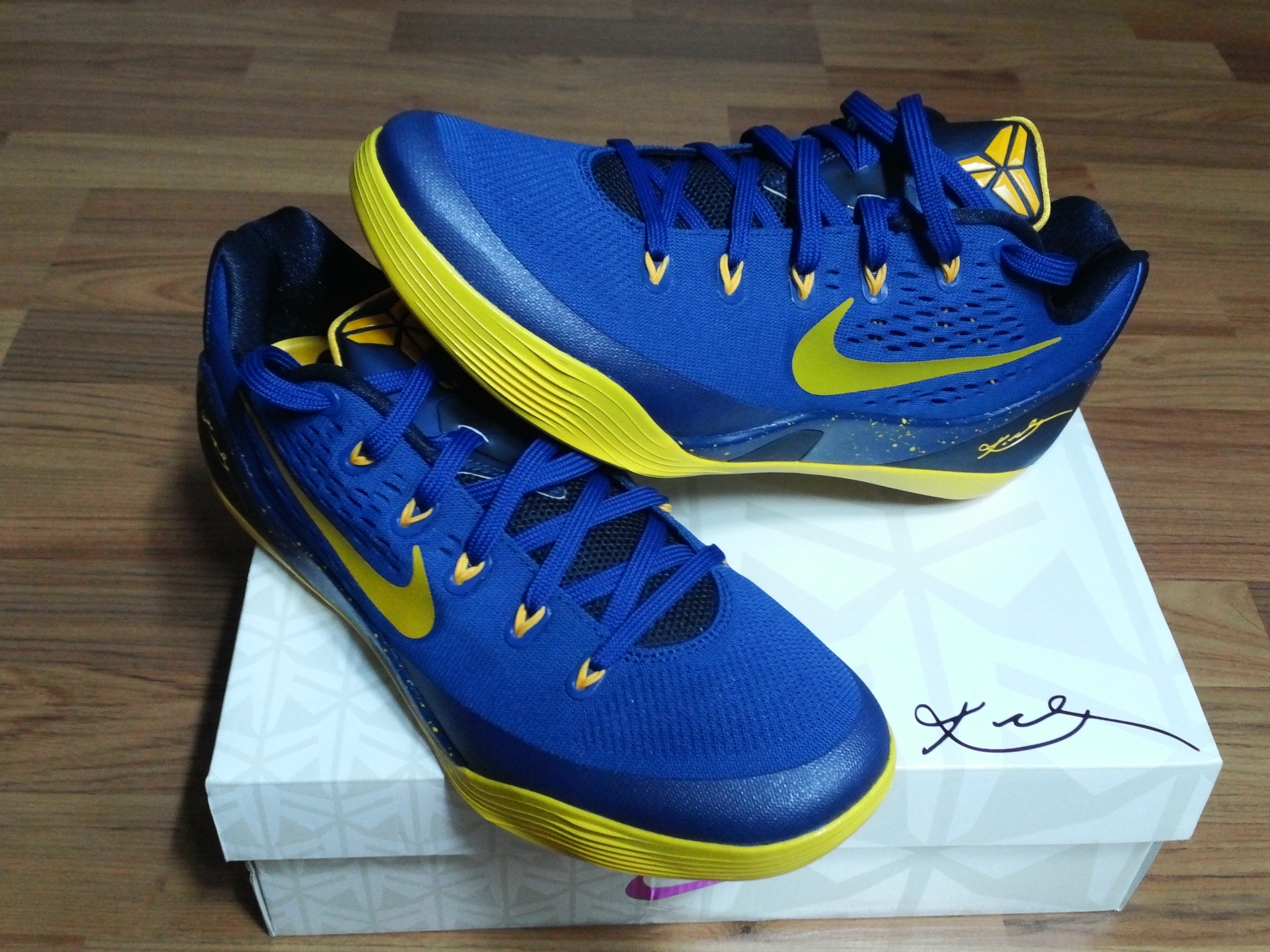 Nike Kobe 9 EM Gym Blue 착용 스타일 - 1