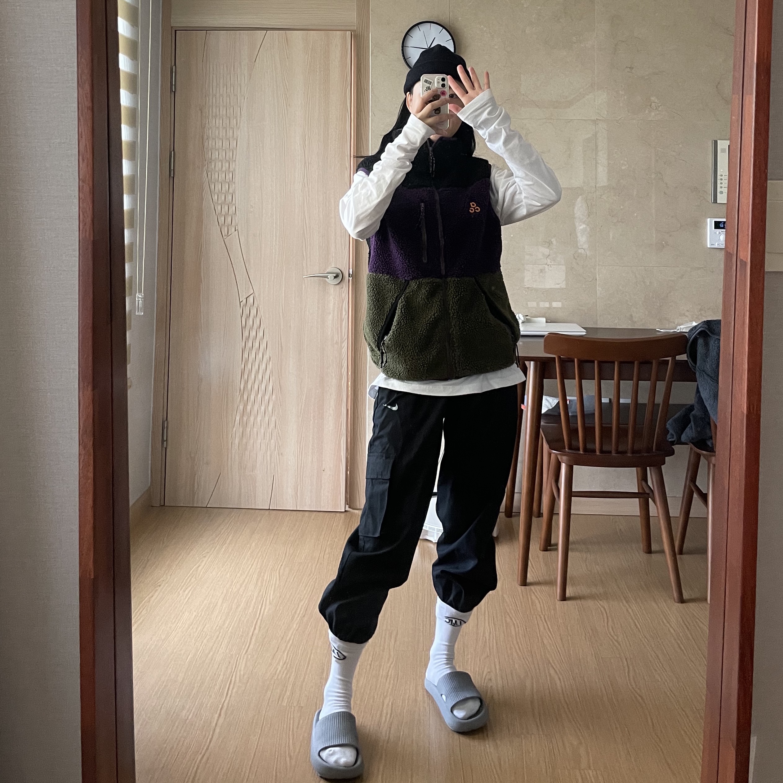 Nike ACG Vest Black Sequoia Night Purple - US/EU 착용 스타일