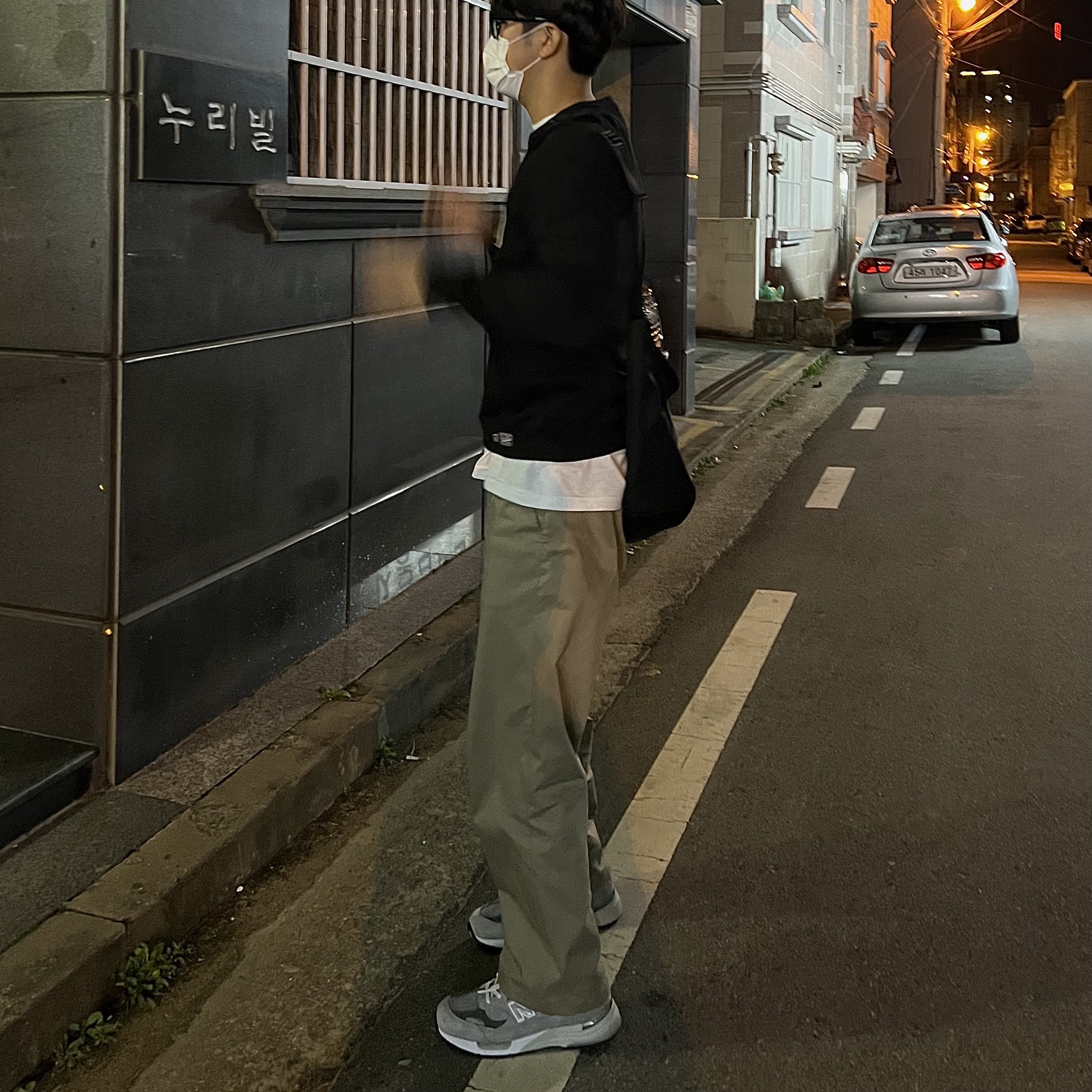 New Balance 992 Made in USA Grey - D Standard 착용 스타일