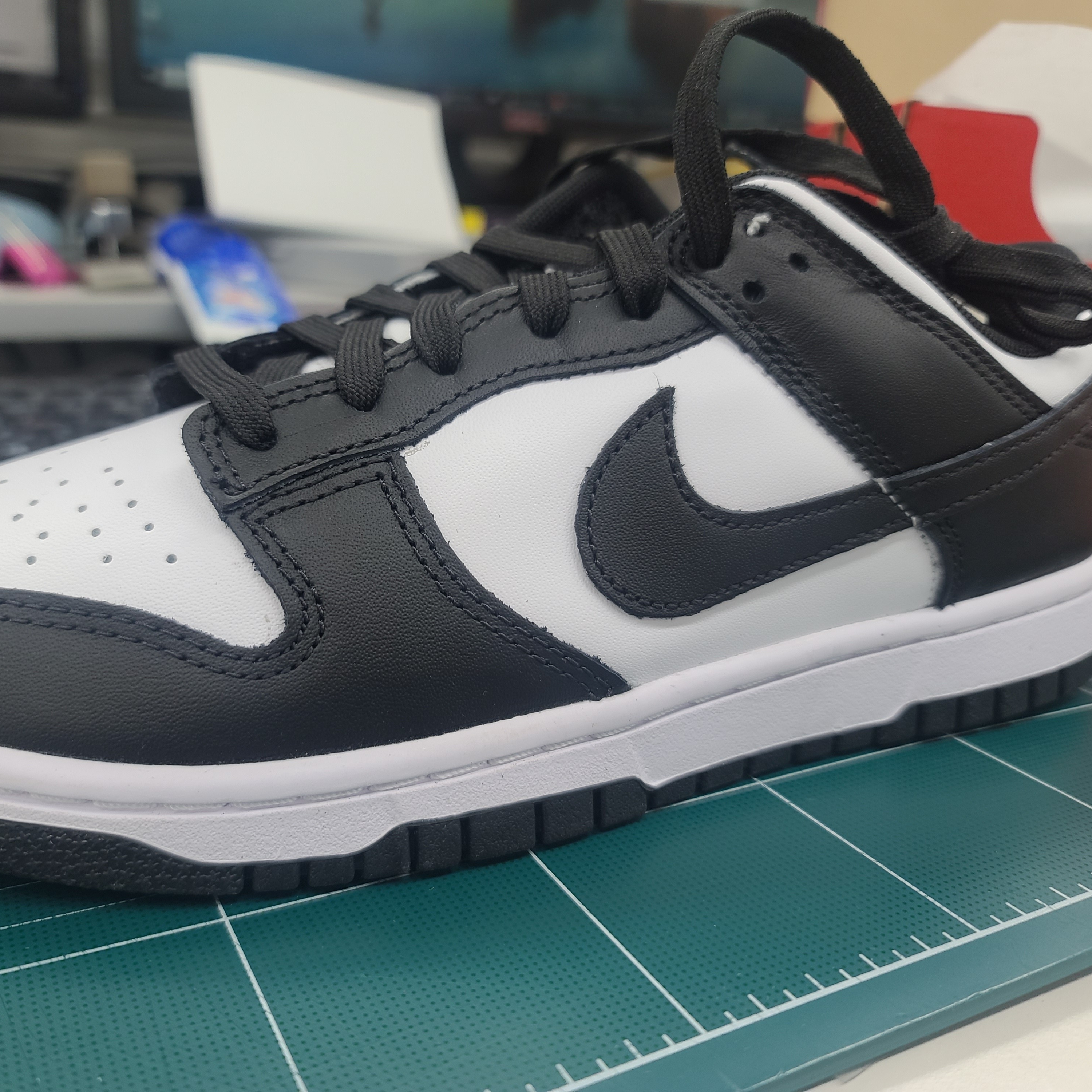 Nike Dunk Low Retro Black, (PS) Nike Dunk Low Black 착용 스타일 - 1