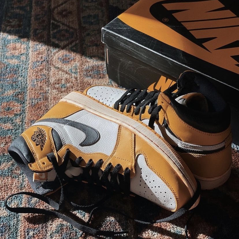 Jordan 1 Retro High OG Pollen, (GS) Jordan 1 Retro High OG Pollen 착용 스타일 - 1