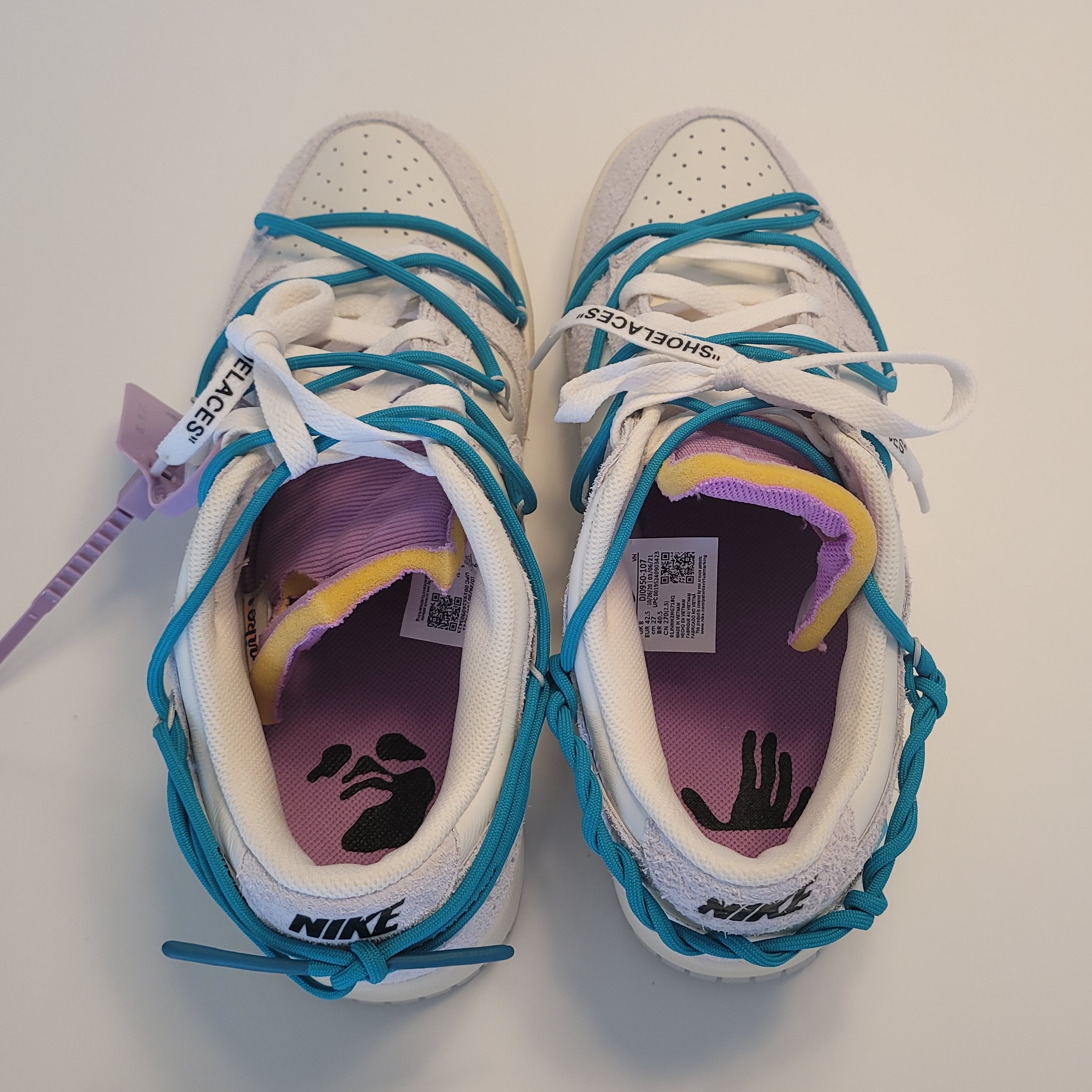 Nike x Off-White Dunk Low The 50 - Lot 36 착용 스타일 - 4