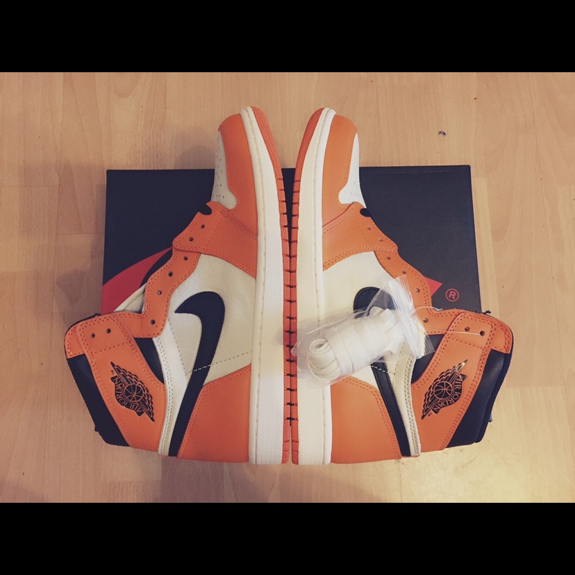 Jordan 1 Retro High OG Reverse Shattered Backboard 착용 스타일