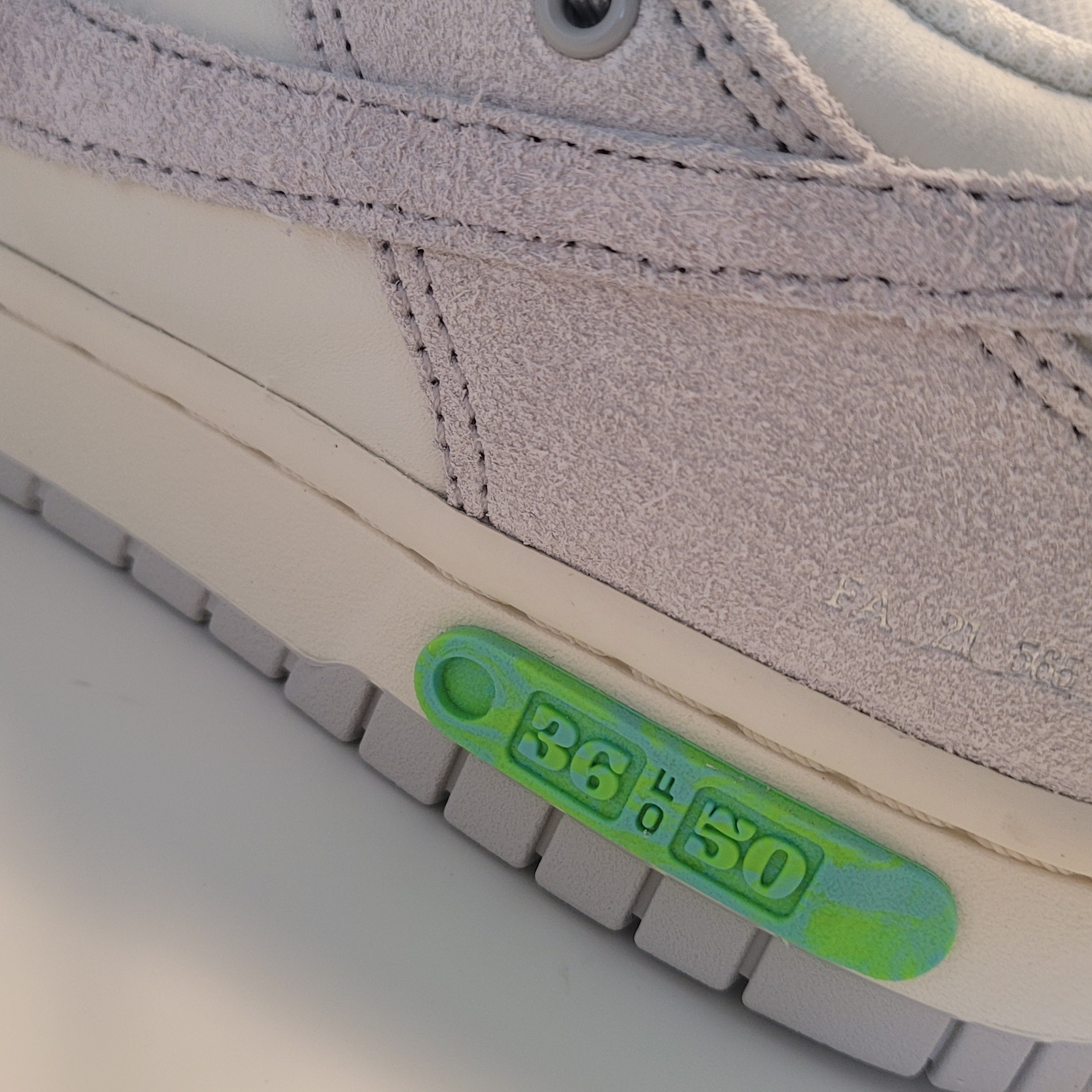 Nike x Off-White Dunk Low The 50 - Lot 36 착용 스타일 - 5