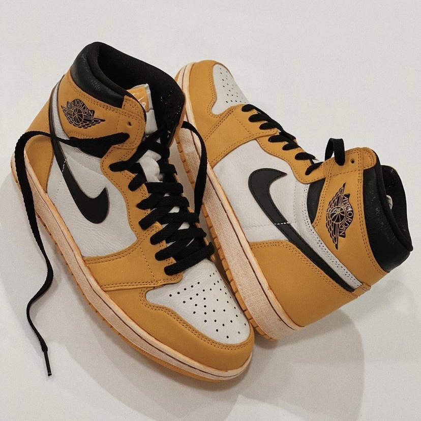 Jordan 1 Retro High OG Pollen, (GS) Jordan 1 Retro High OG Pollen 착용 스타일 - 3