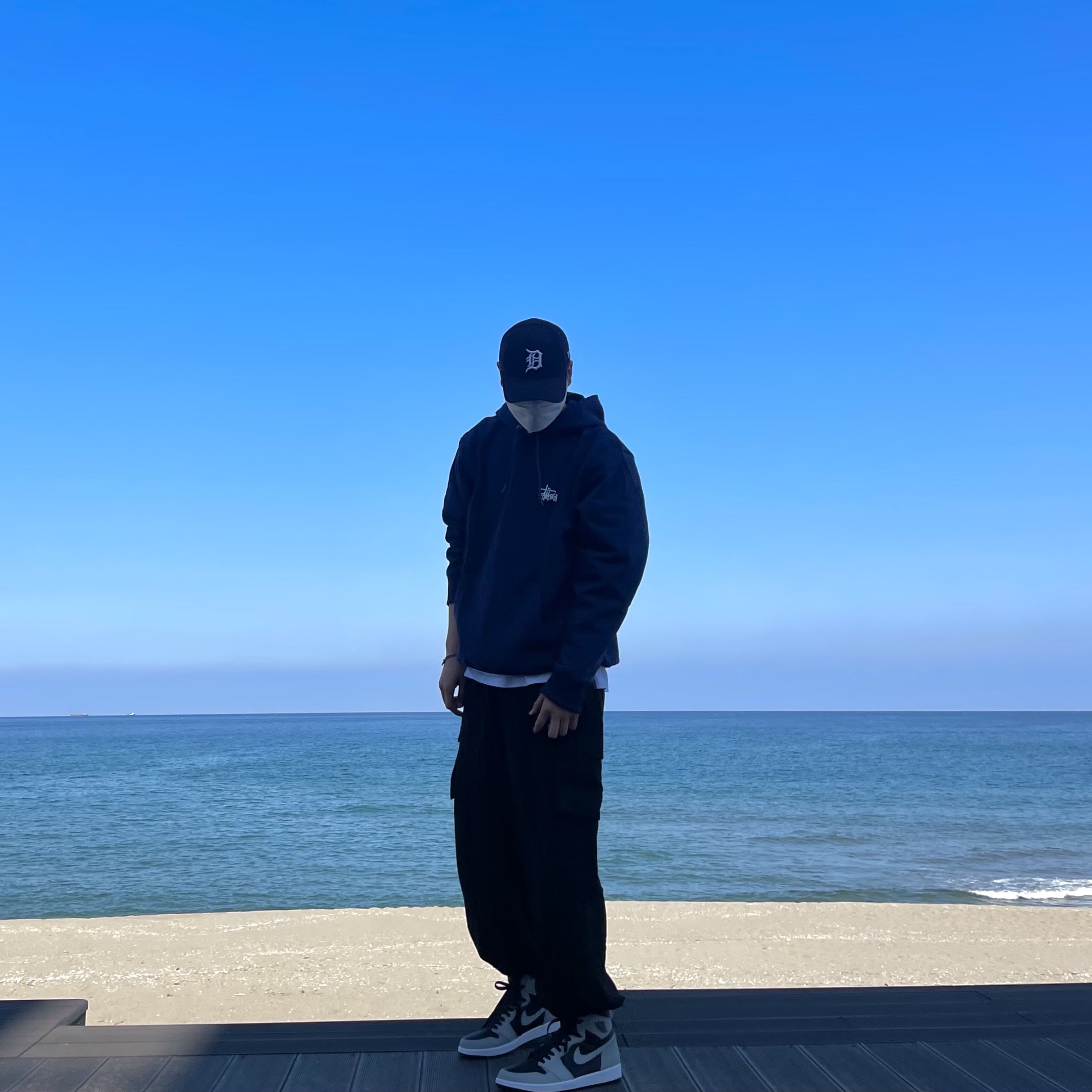 Jordan 1 Retro High OG Shadow 2.0, Stussy Basic Stussy Hoodie Black 2021 착용 스타일 - 2