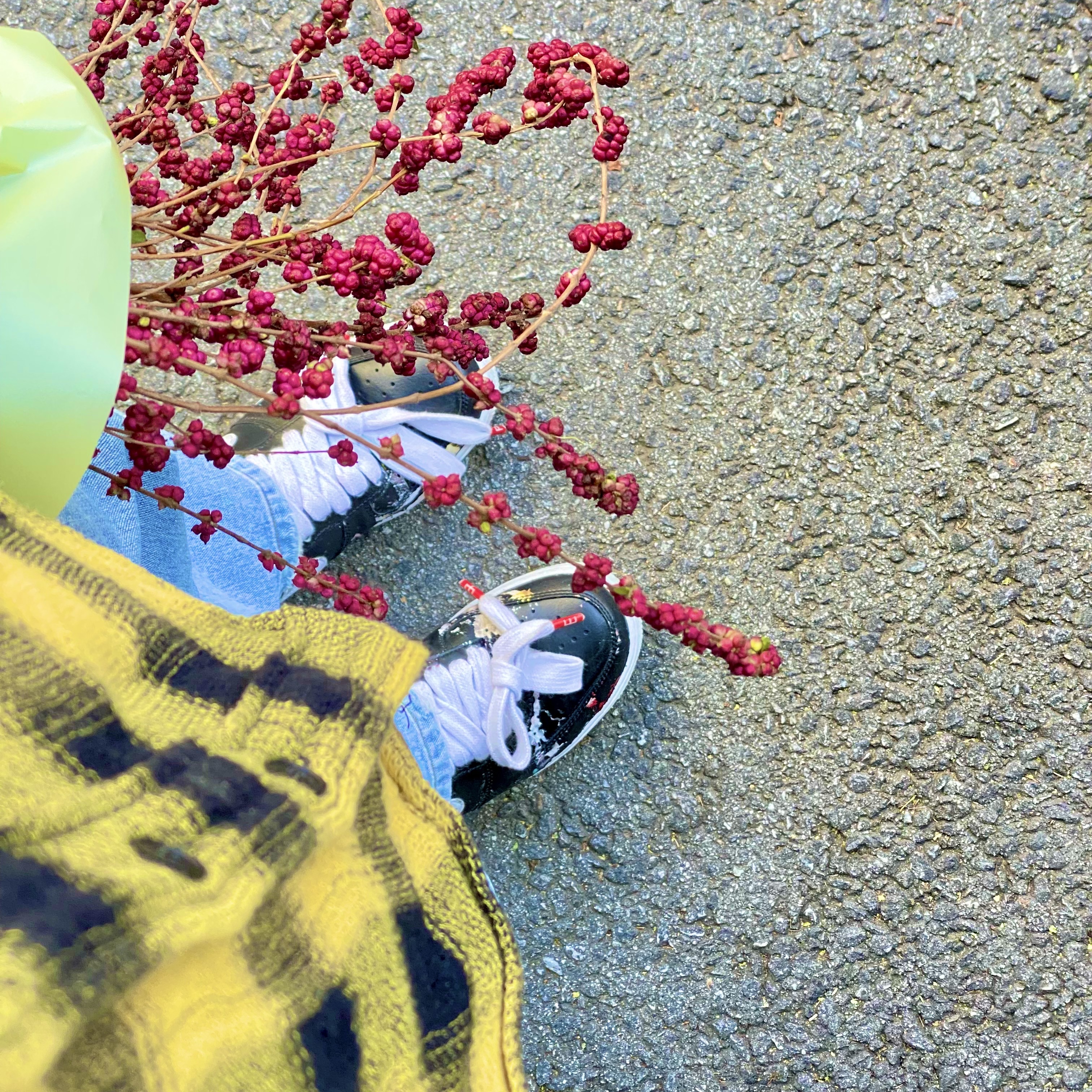 Nike x Peaceminusone Air Force 1 Low Para-Noise 착용 스타일