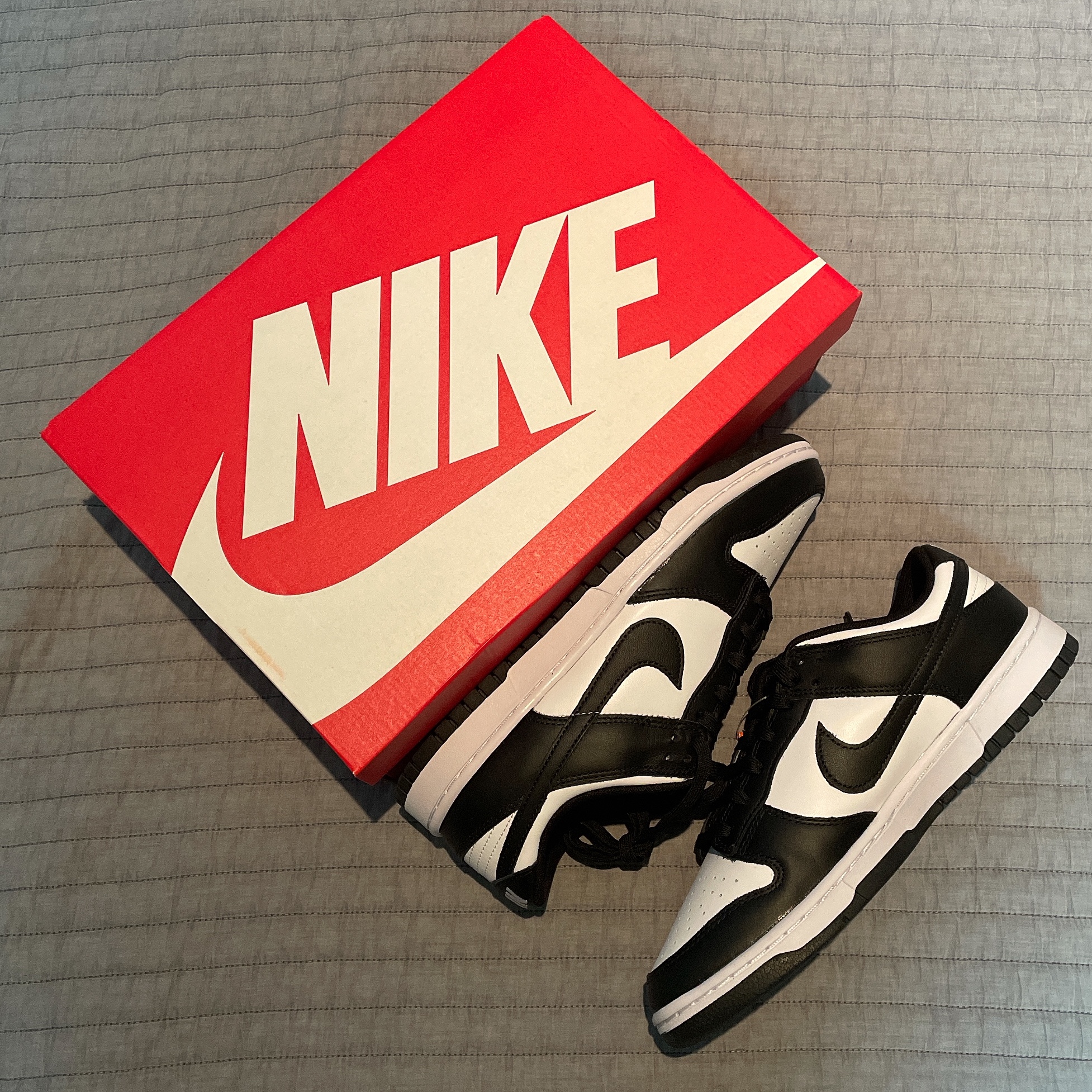 Nike Dunk Low Retro Black 착용 스타일 - 1
