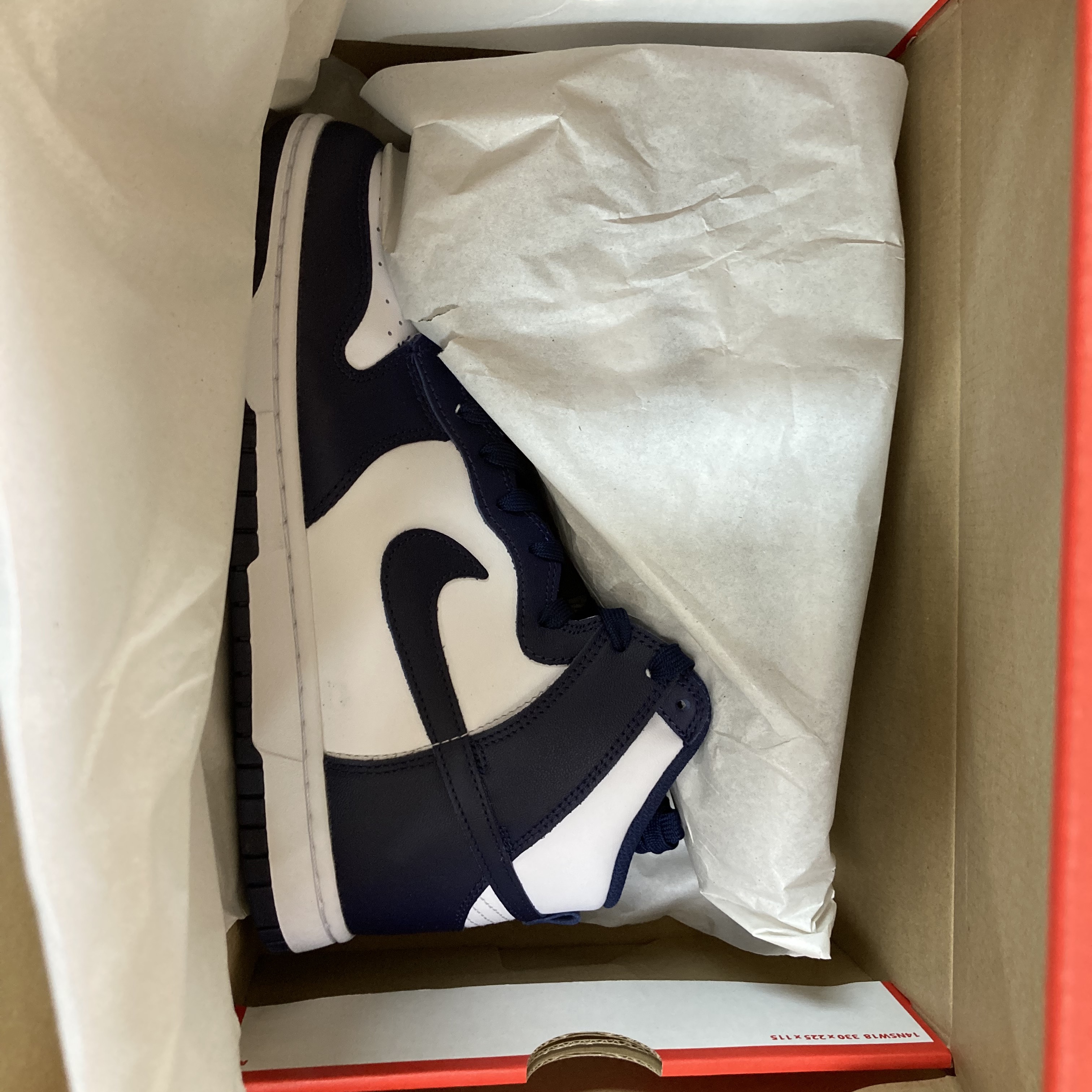 Nike Dunk High Retro Championship Navy 착용 스타일