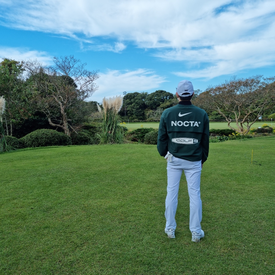 Nike x Drake Nocta Golf Crewneck Top Green - US/EU 착용 스타일