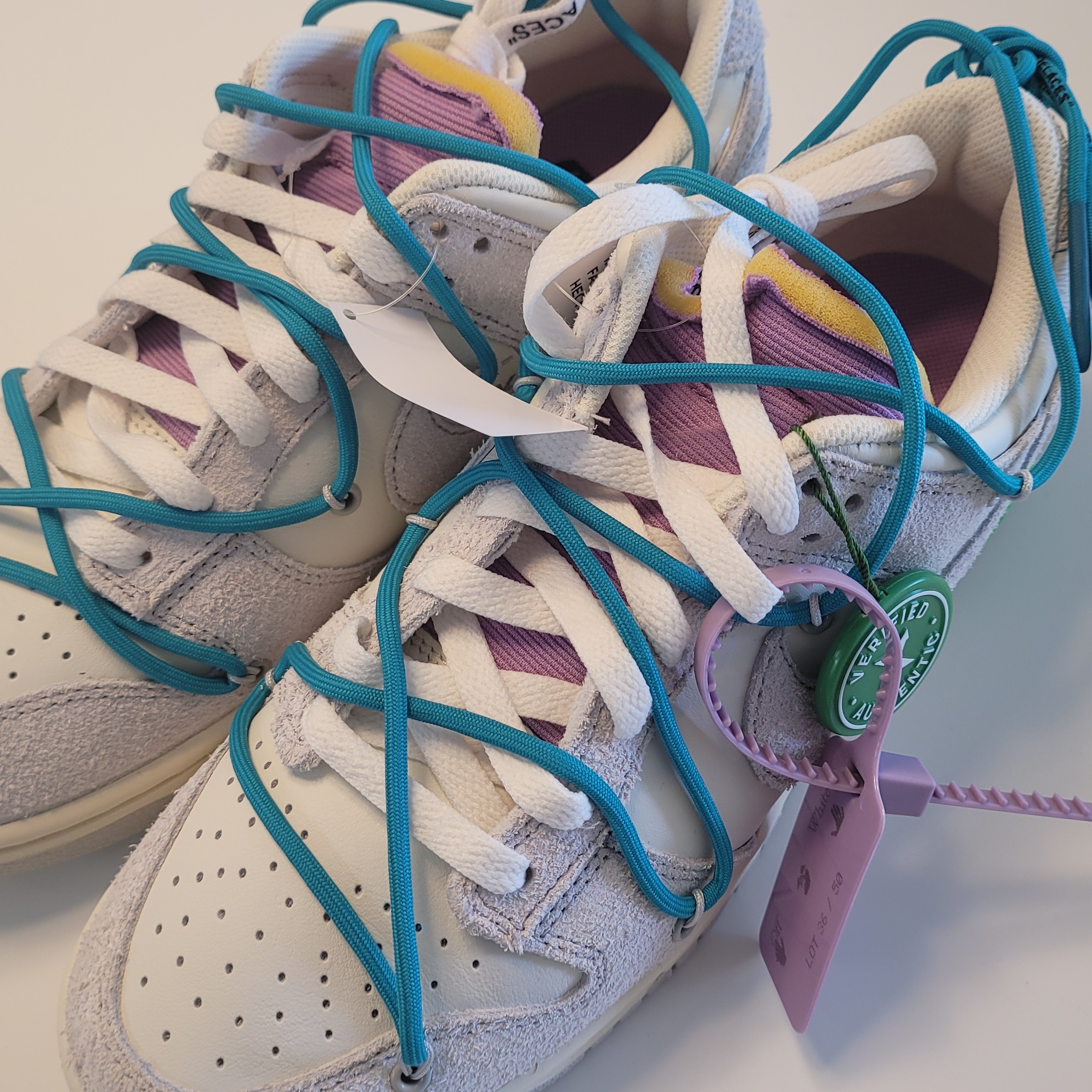 Nike x Off-White Dunk Low The 50 - Lot 36 착용 스타일 - 2