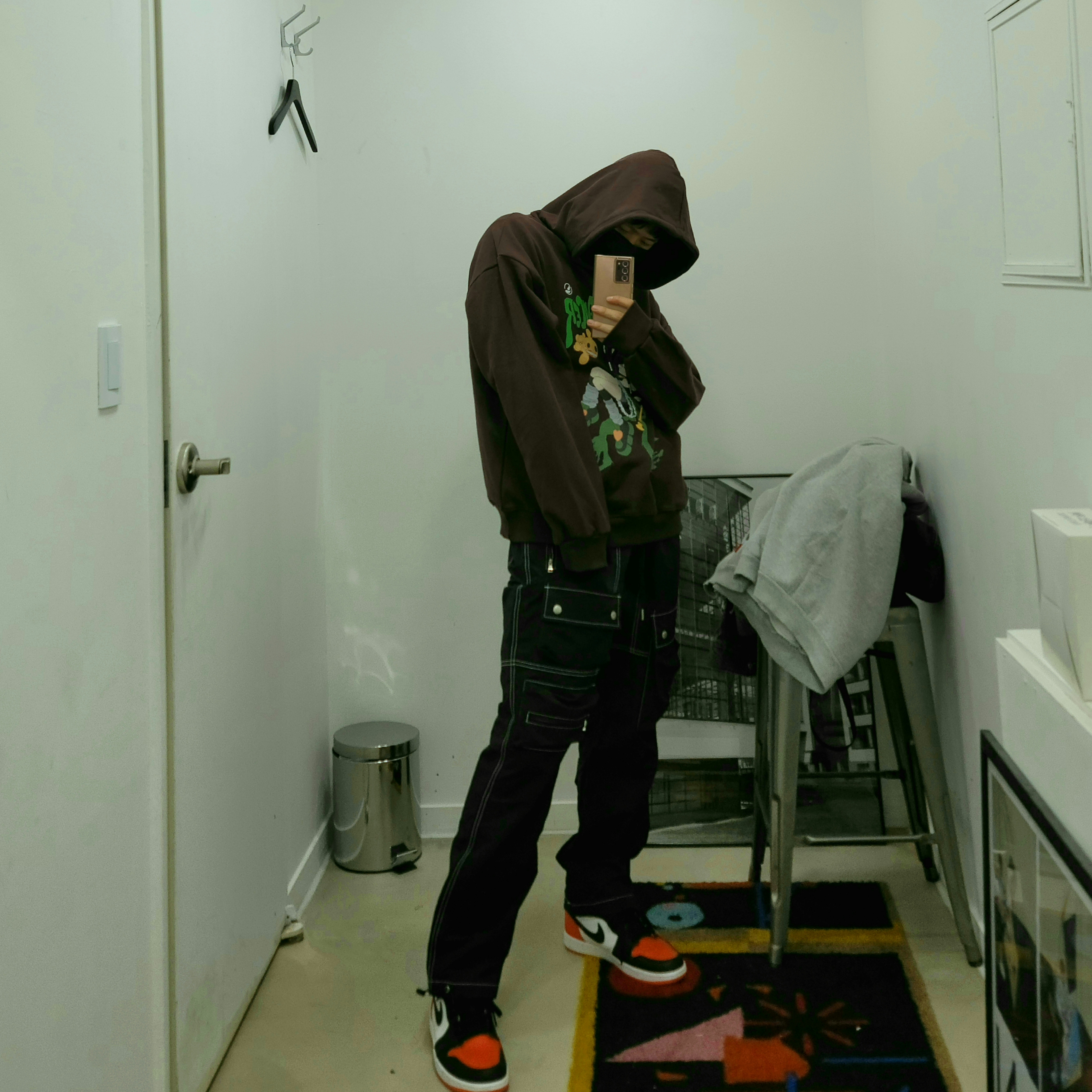 Jordan 1 Retro High OG Electro Orange, Jordan 1 Retro Shattered Backboard 착용 스타일