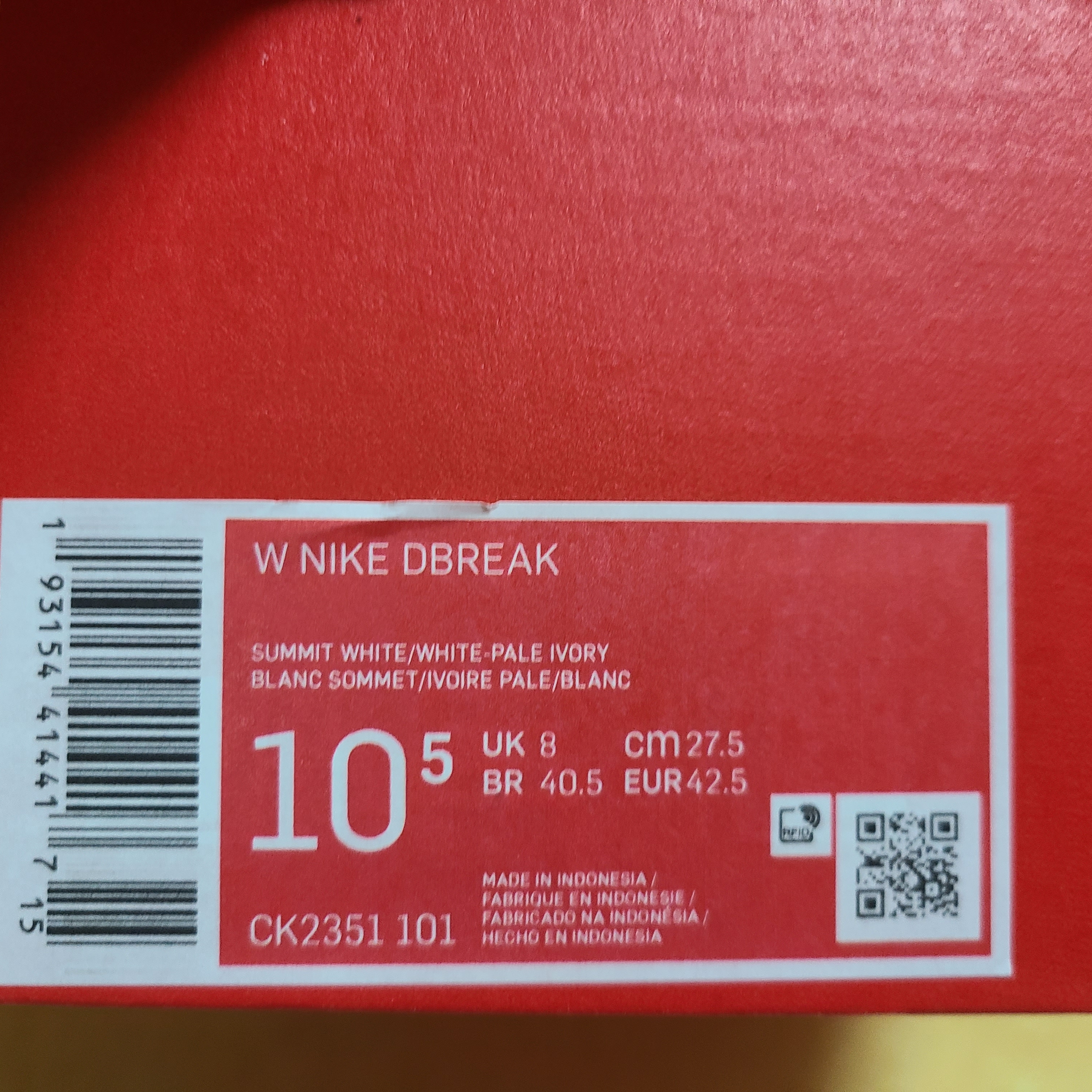 (W) Nike Daybreak Summit White 착용 스타일 - 1