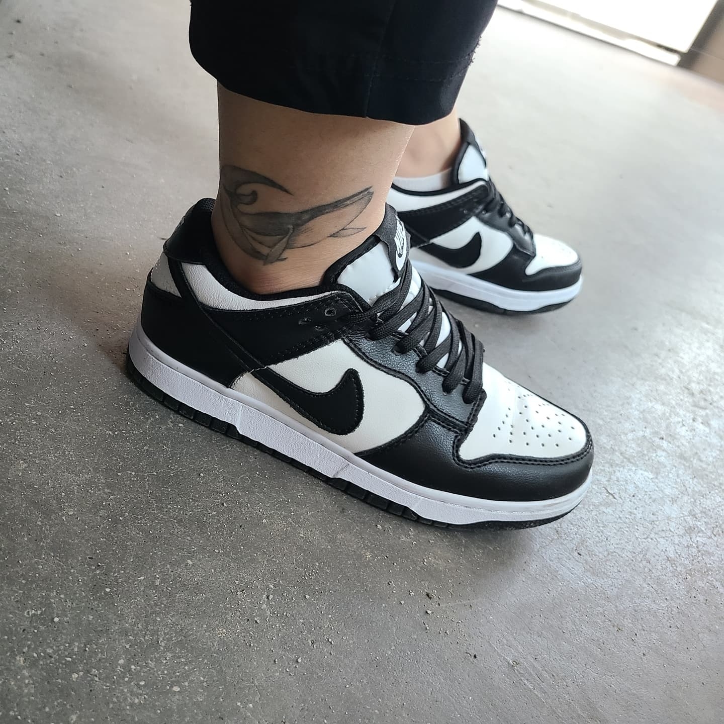 (GS) Nike Dunk Low Black 착용 스타일