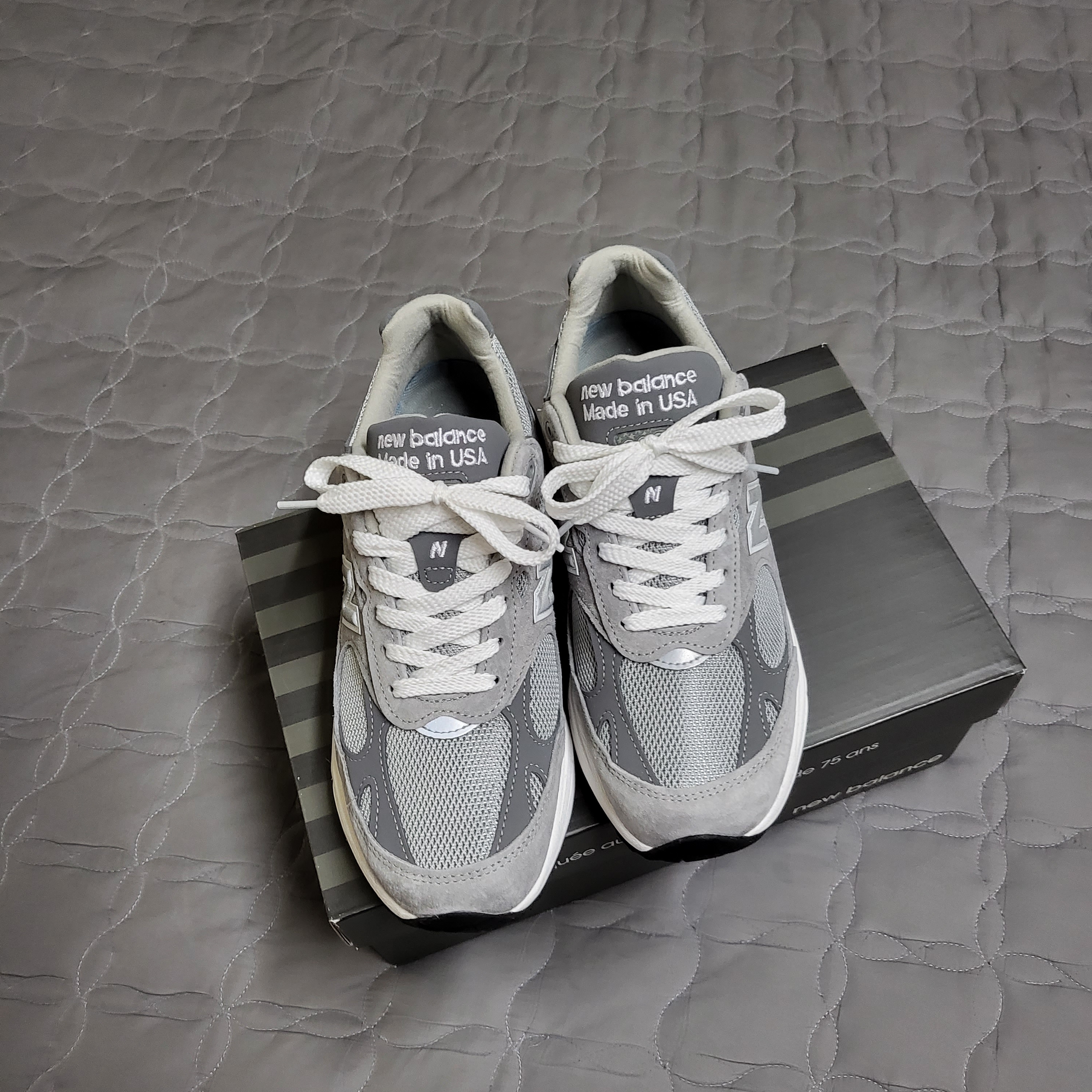 New Balance 993 Made in USA Grey - D Standard 착용 스타일