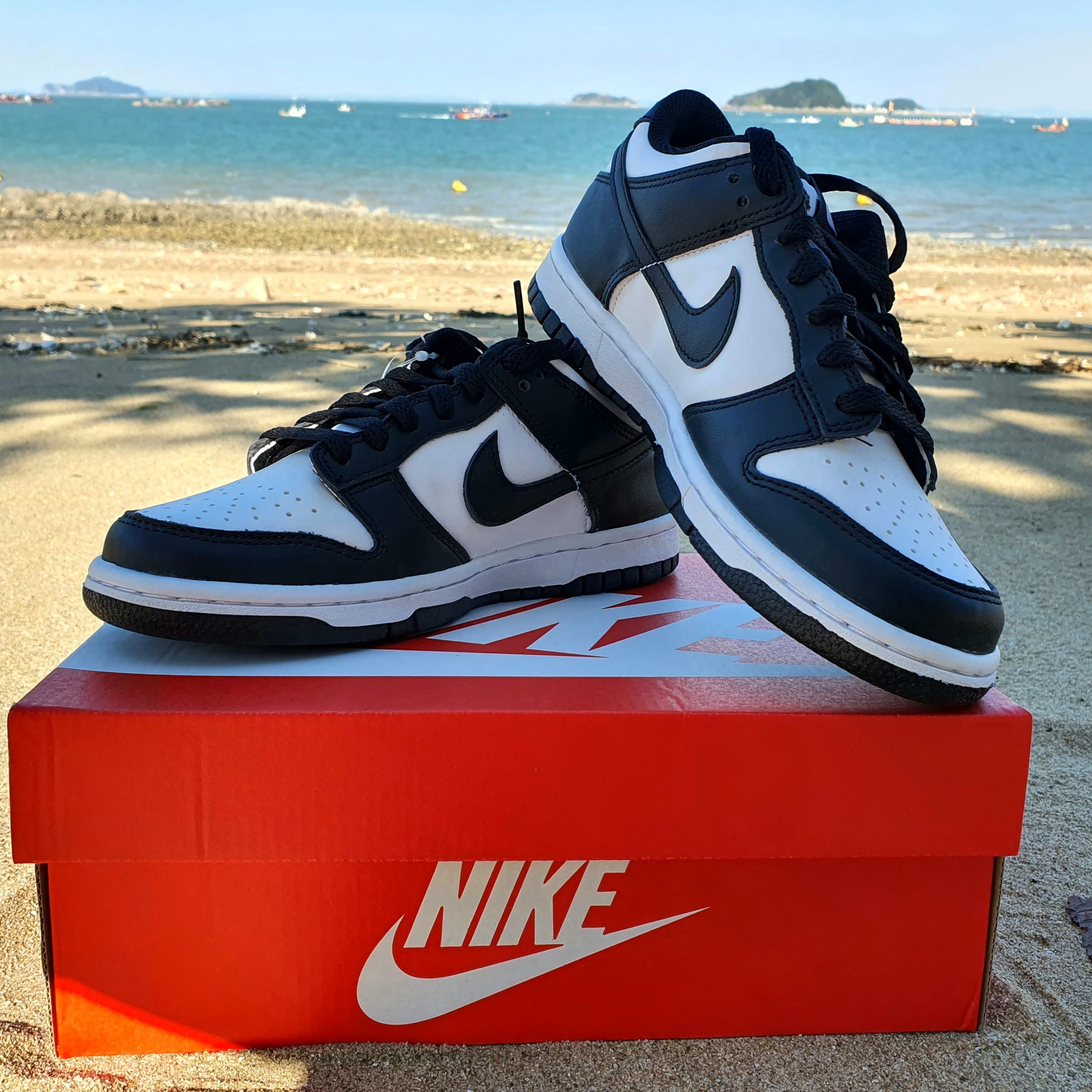 (GS) Nike Dunk Low Black 착용 스타일