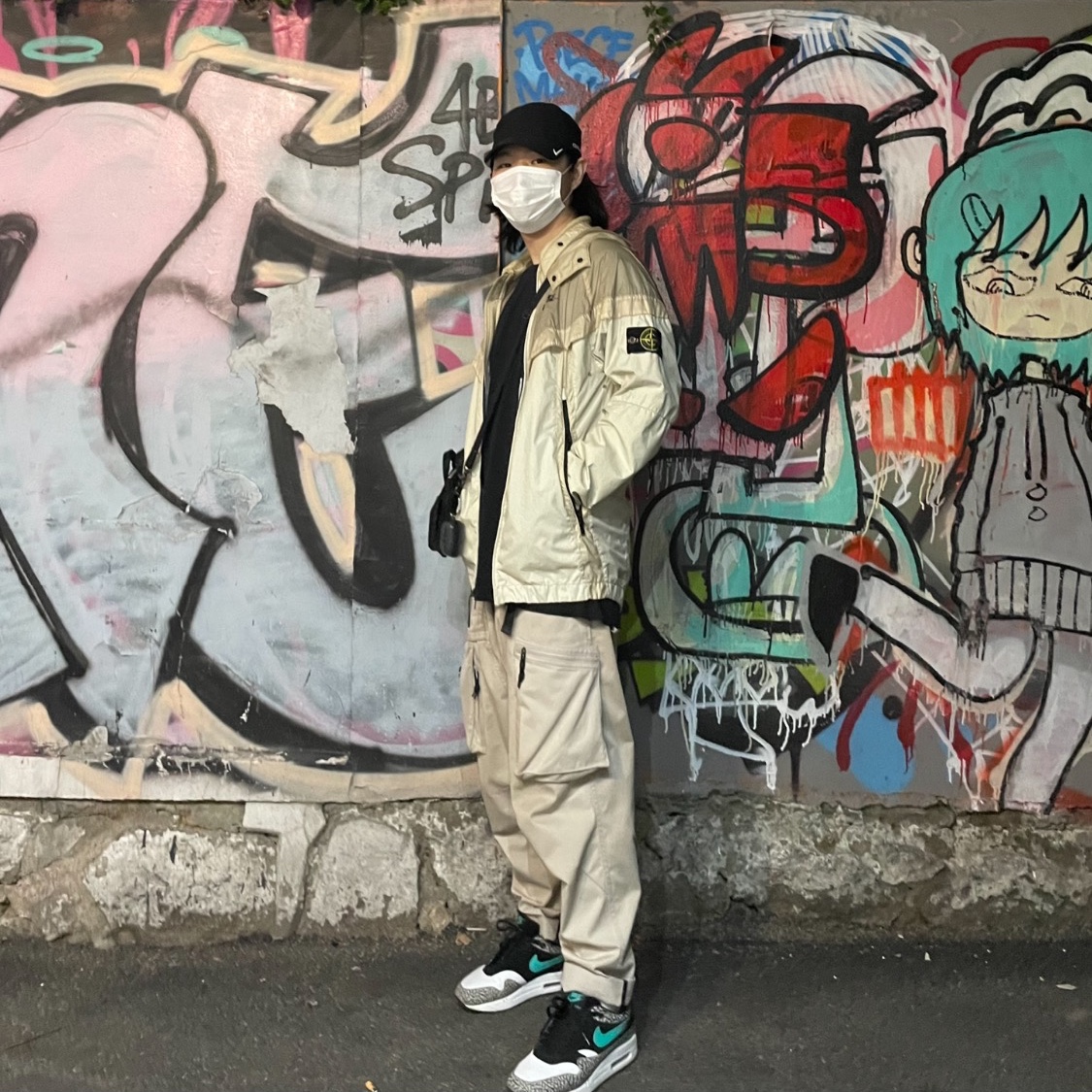 NIke x Atmos Air Max 1 Elephant 2017, Nike x Drake Nocta Golf Cap Black 착용 스타일