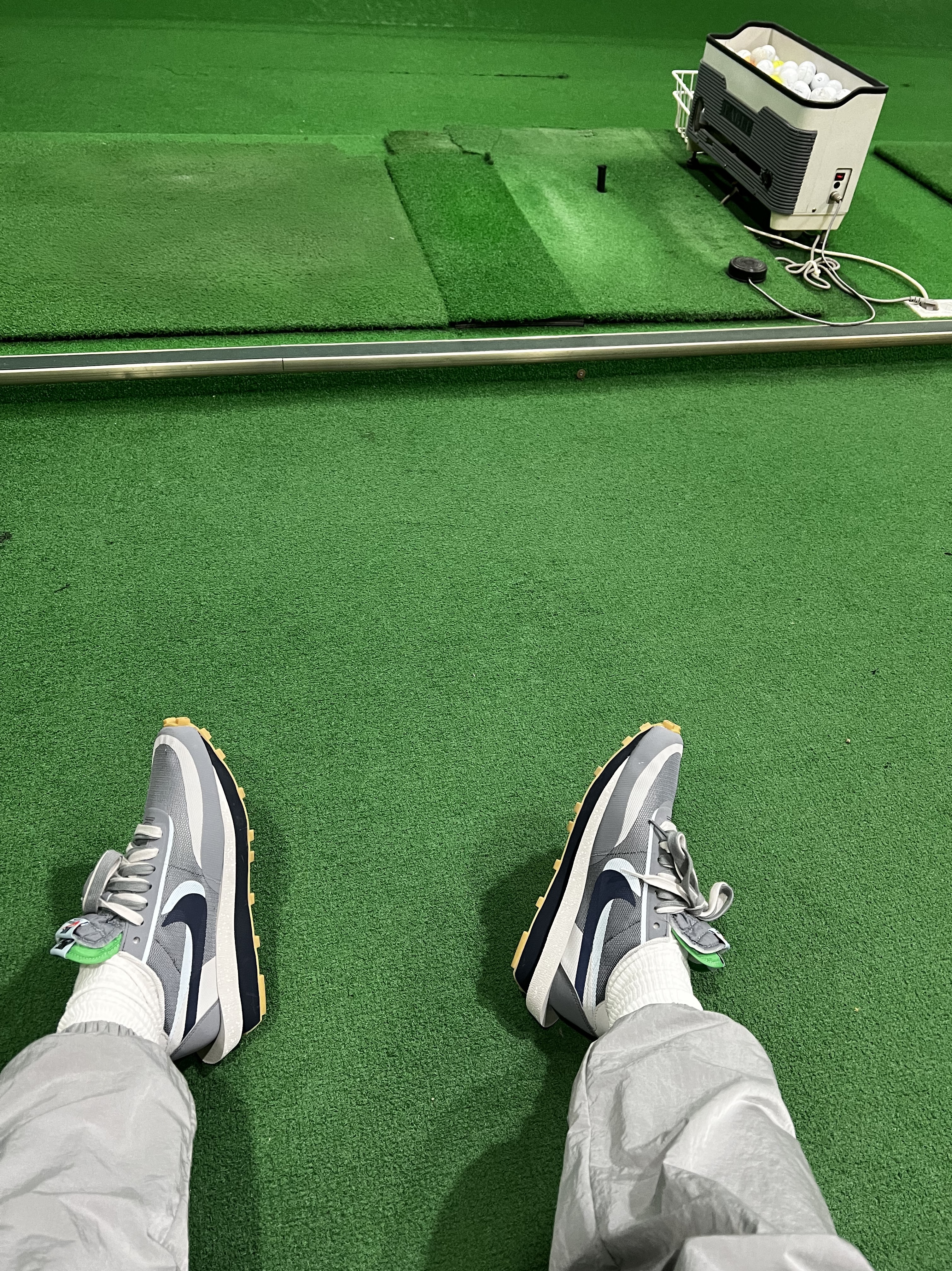 Nike x Sacai x Clot LDWaffle Cool Grey 착용 스타일