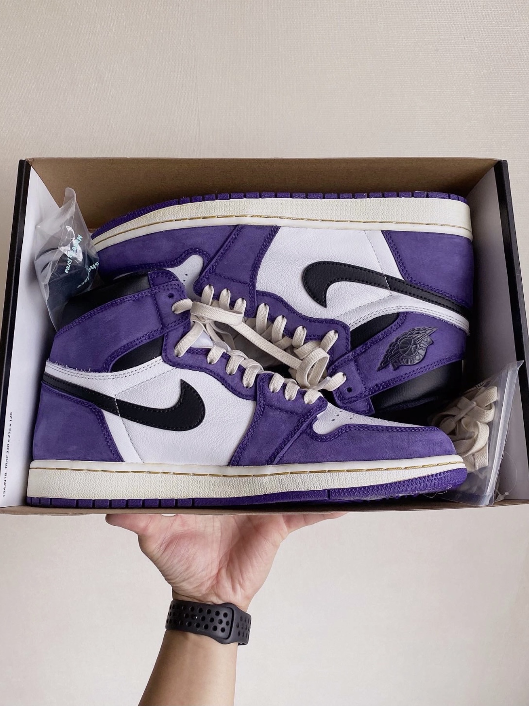 Jordan 1 Retro High OG Court Purple 2020 착용 스타일