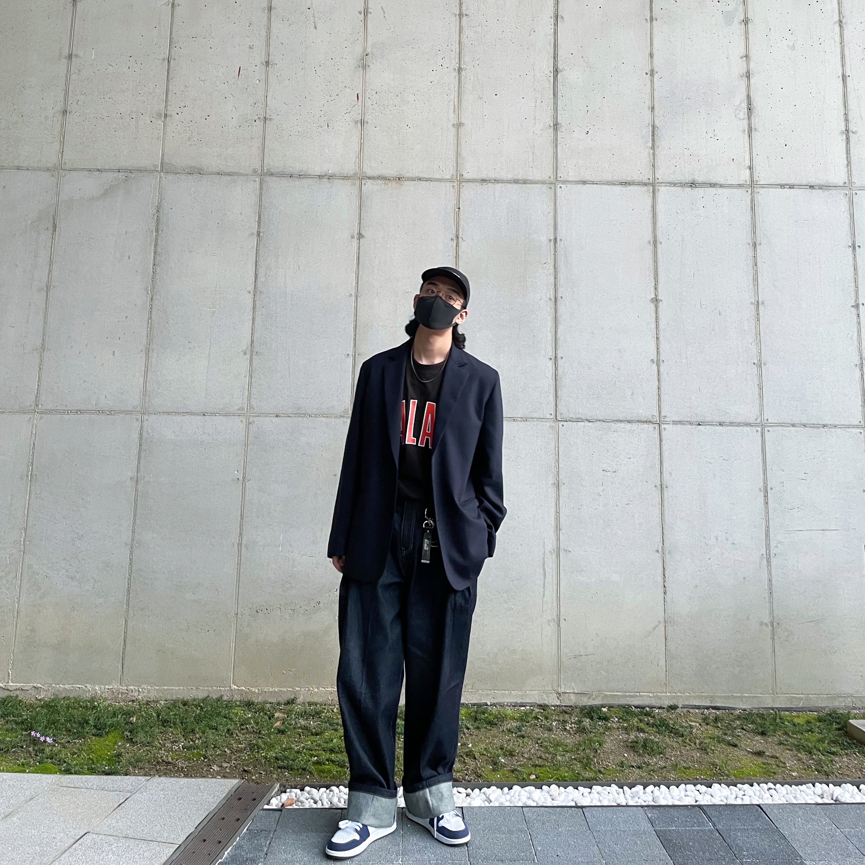 Palace Sportini T-Shirt Black - 21SS, Supreme Military Camp Cap Black - 21SS 착용 스타일 - 2