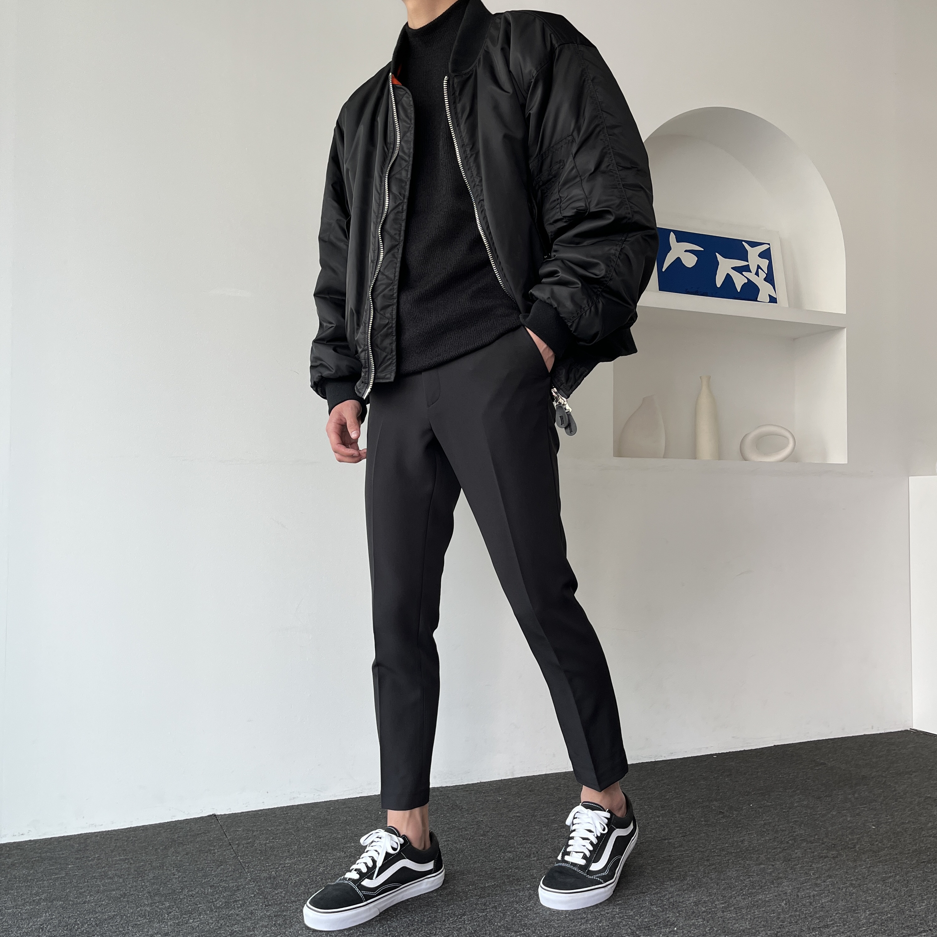 Vans Vault OG Old Skool LX Black 착용 스타일