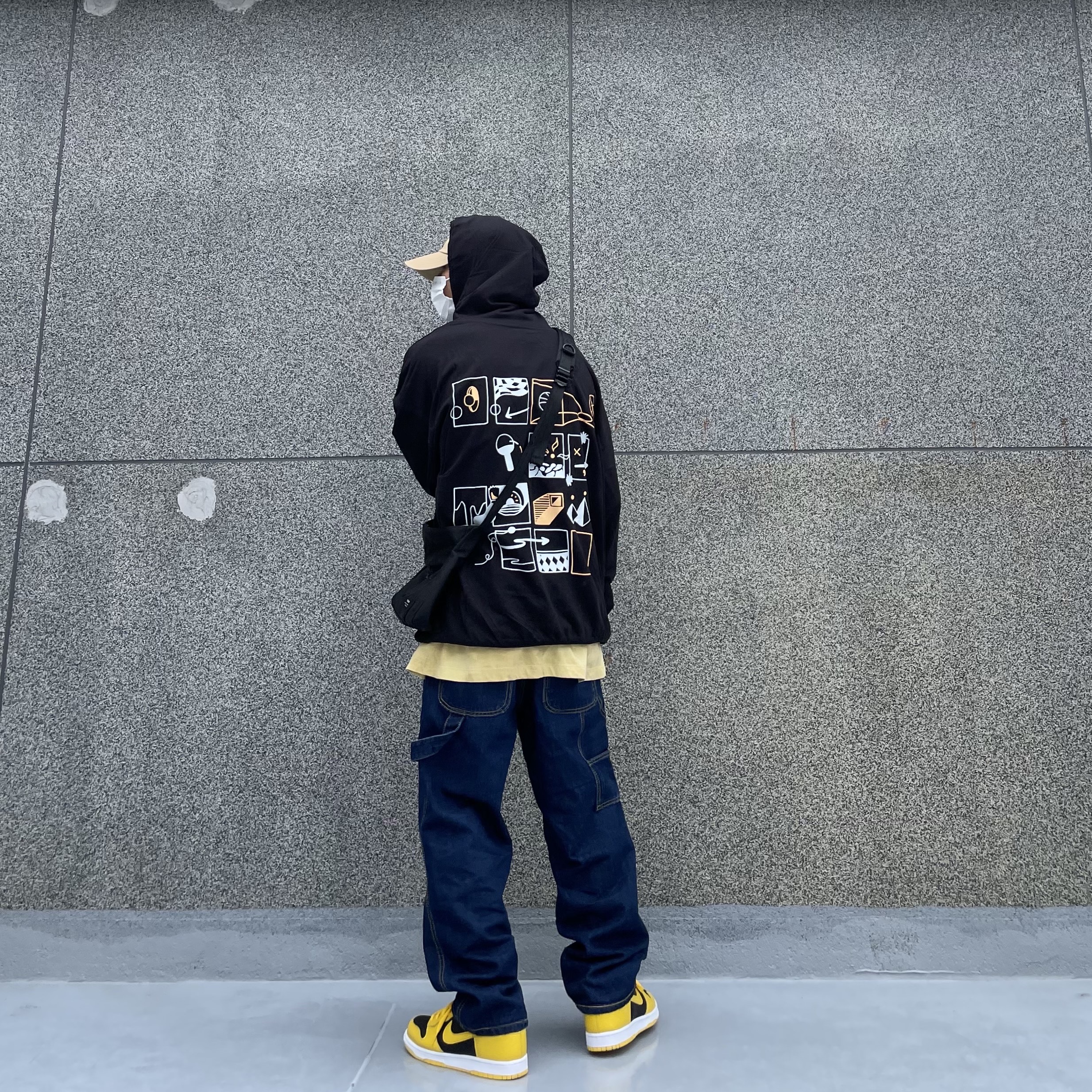 Nike Dunk High SP Varsity Maize 착용 스타일 - 2