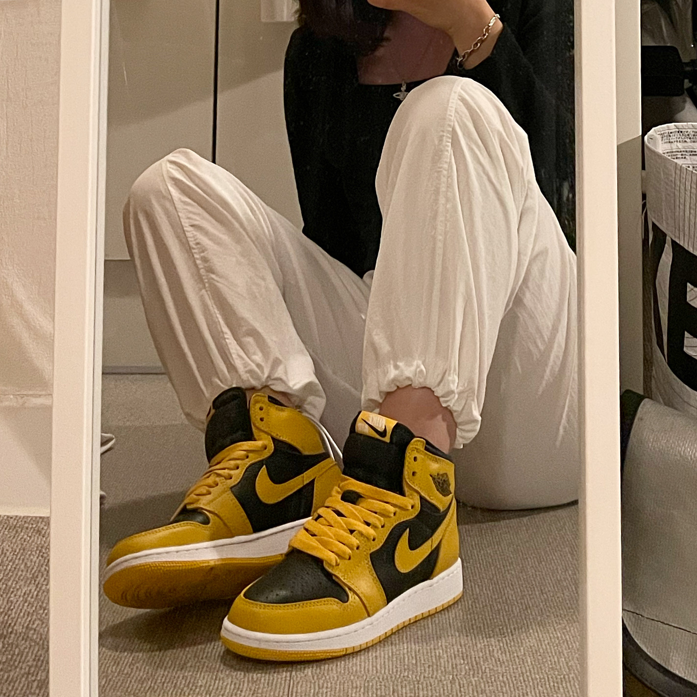 (GS) Jordan 1 Retro High OG Pollen 착용 스타일 - 2