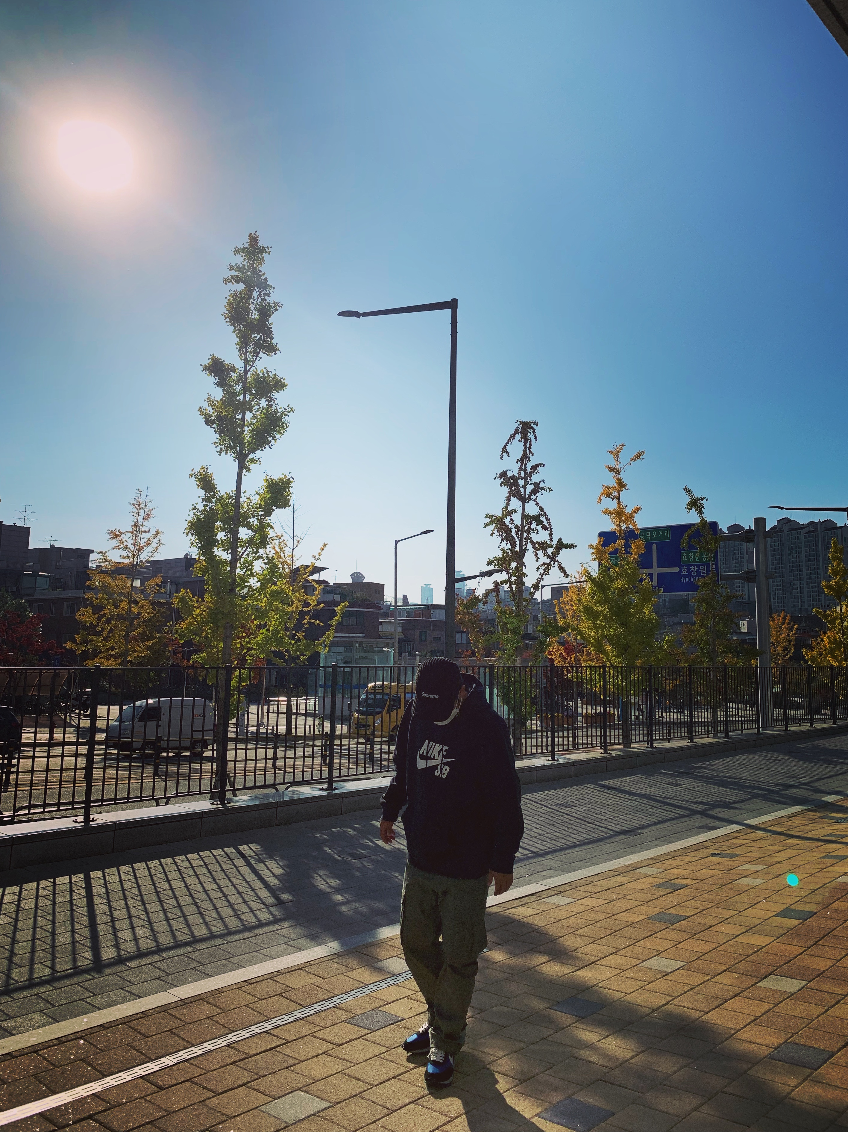 Nike x Undercover Daybreak Blue Jay, Supreme Fine Wale Corduroy Camp Cap Black - 21SS 착용 스타일