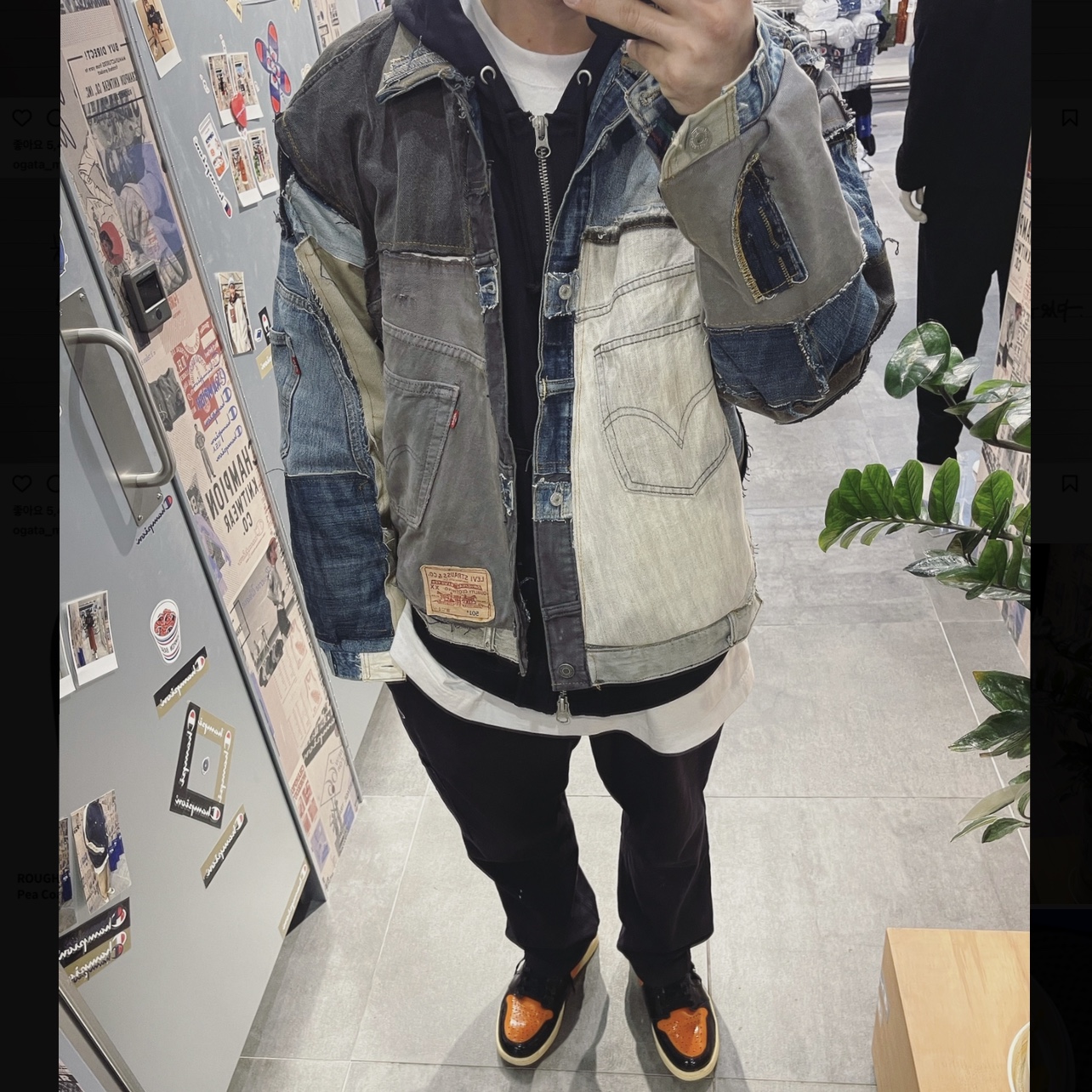 Jordan 1 Retro High Shattered Backboard 3.0 착용 스타일