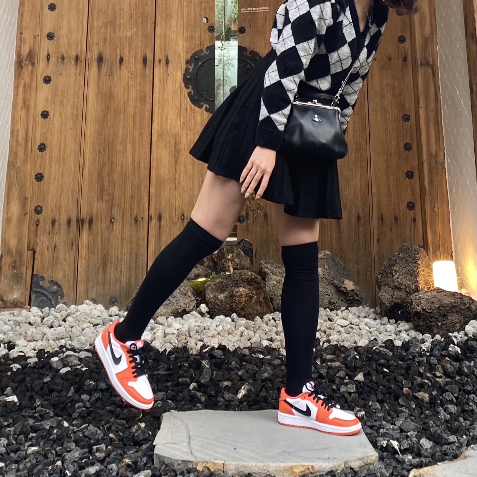 Jordan 1 Low OG Starfish, (W) Jordan 1 Low OG Starfish 착용 스타일 - 1