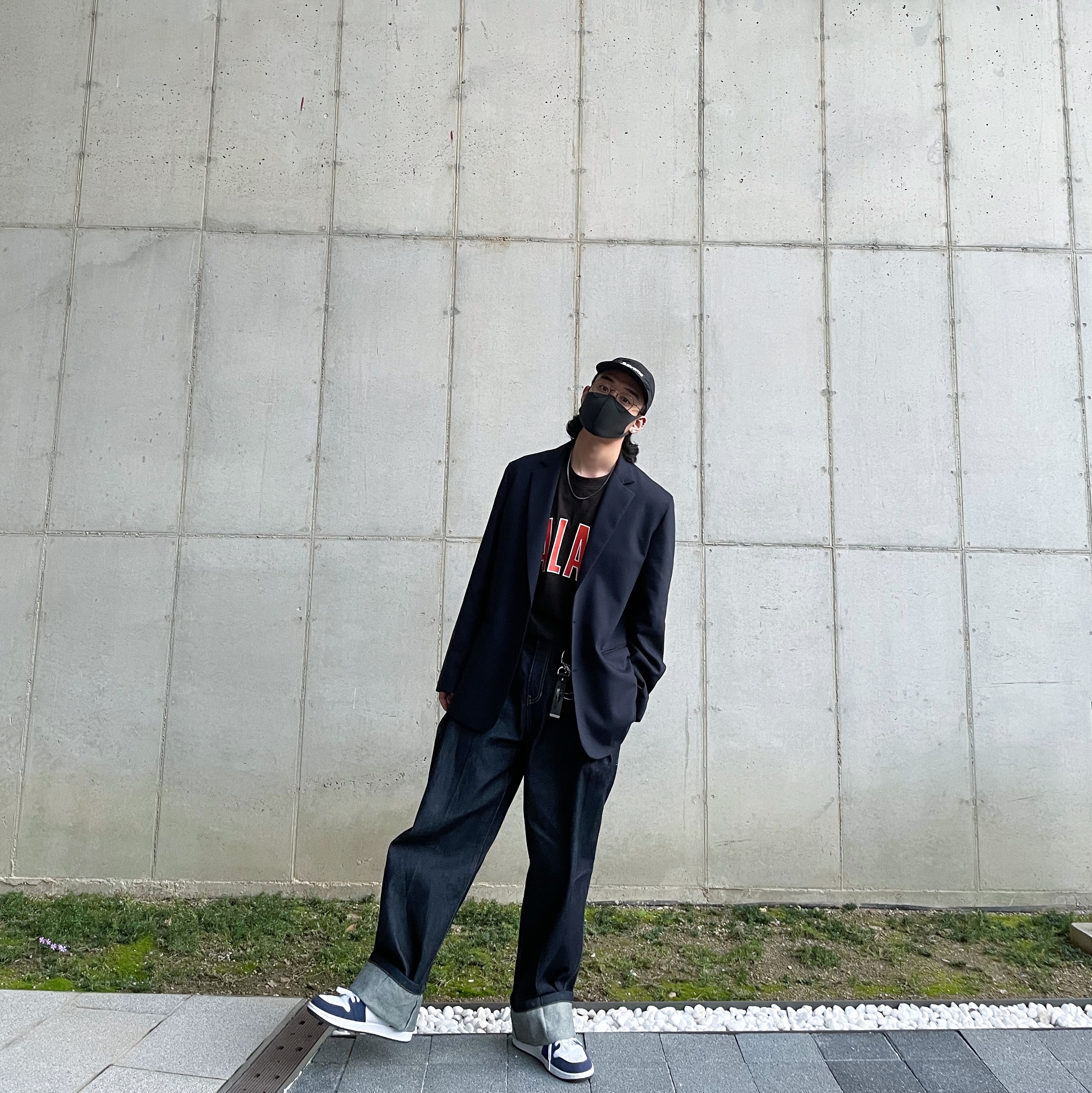 Palace Sportini T-Shirt Black - 21SS, Supreme Military Camp Cap Black - 21SS 착용 스타일 - 1