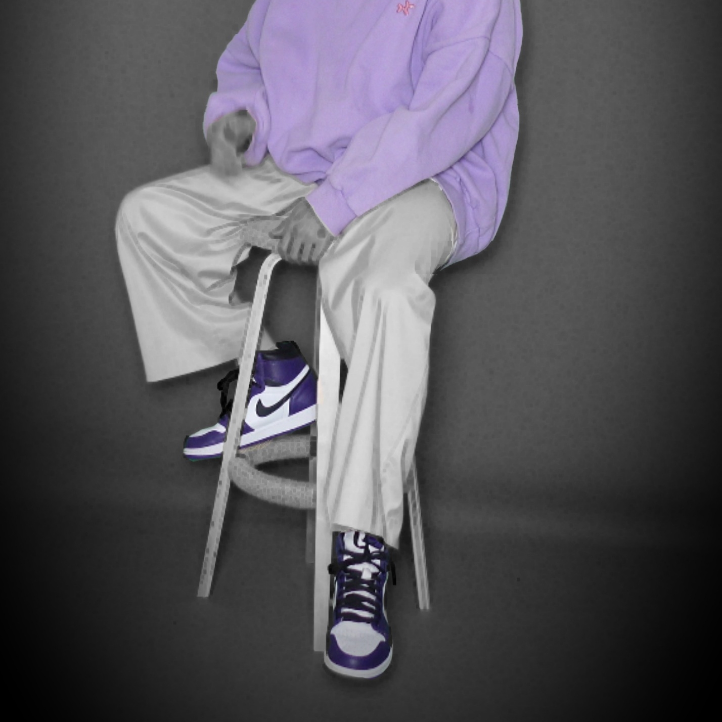 Jordan 1 Retro High OG Court Purple 2020 착용 스타일 - 2