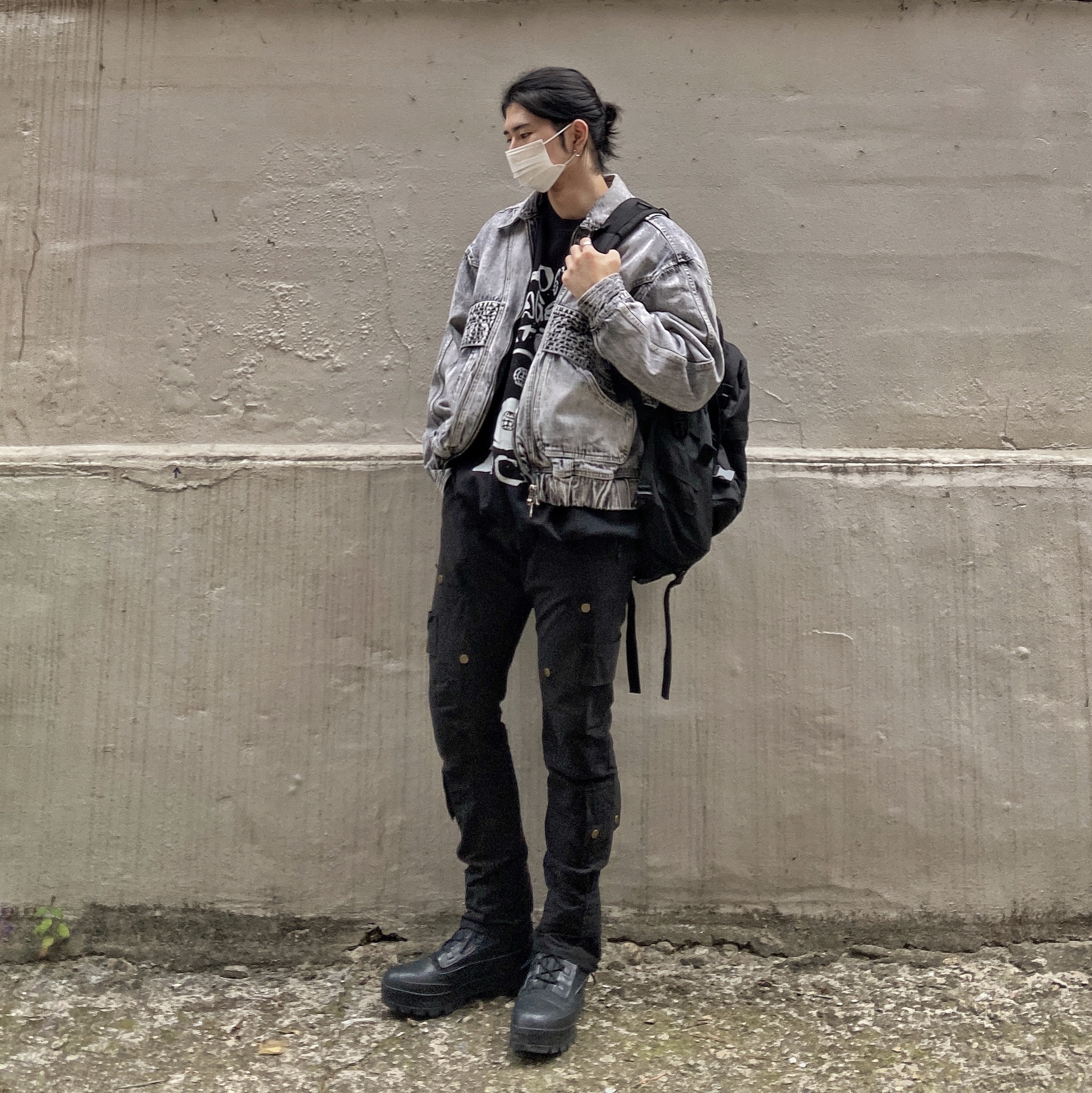 Converse x Ambush Chuck Taylor All Star Duck Boot Black 착용 스타일