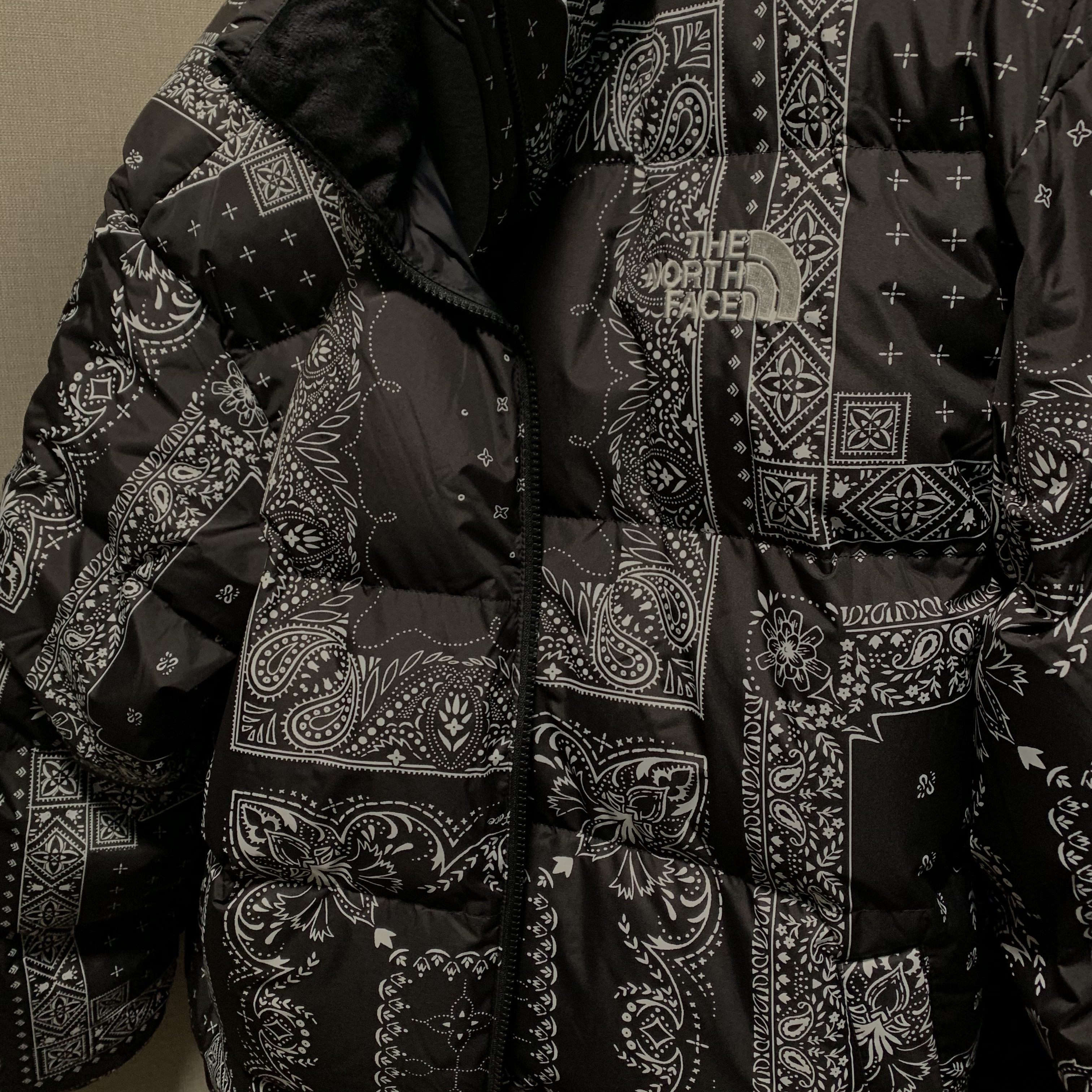 The North Face Lofty Down Jacket Black 착용 스타일